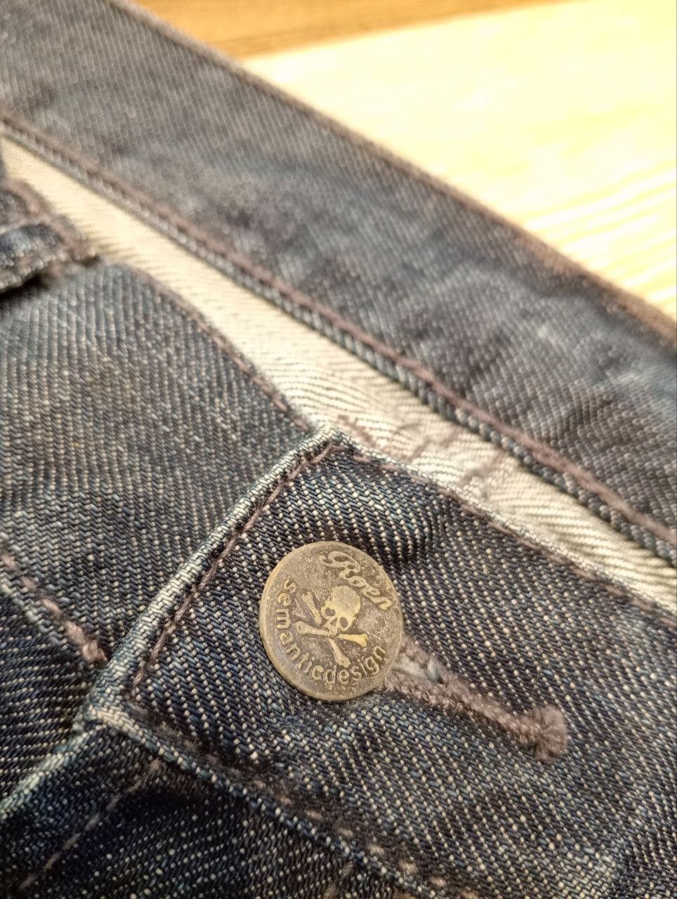 semanticdesign SEMANTIC DESIGN x ROEN SKULLS DISTRESSED DENIM Size US 35 - 7 Thumbnail