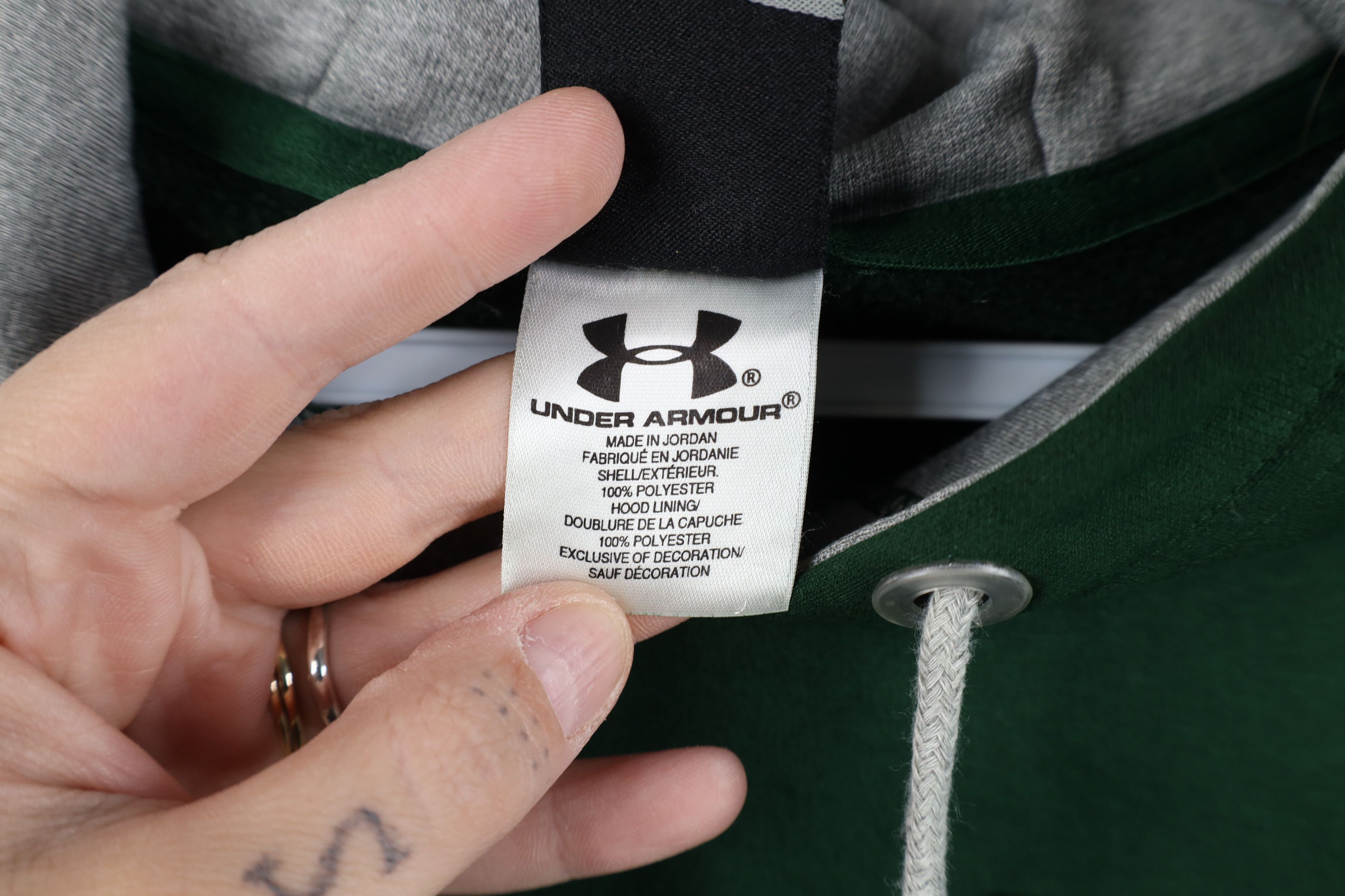 Under Armour Under Armour Big Logo Hoodie Sweatshirt Hunter Green Size US M / EU 48-50 / 2 - 12 Thumbnail