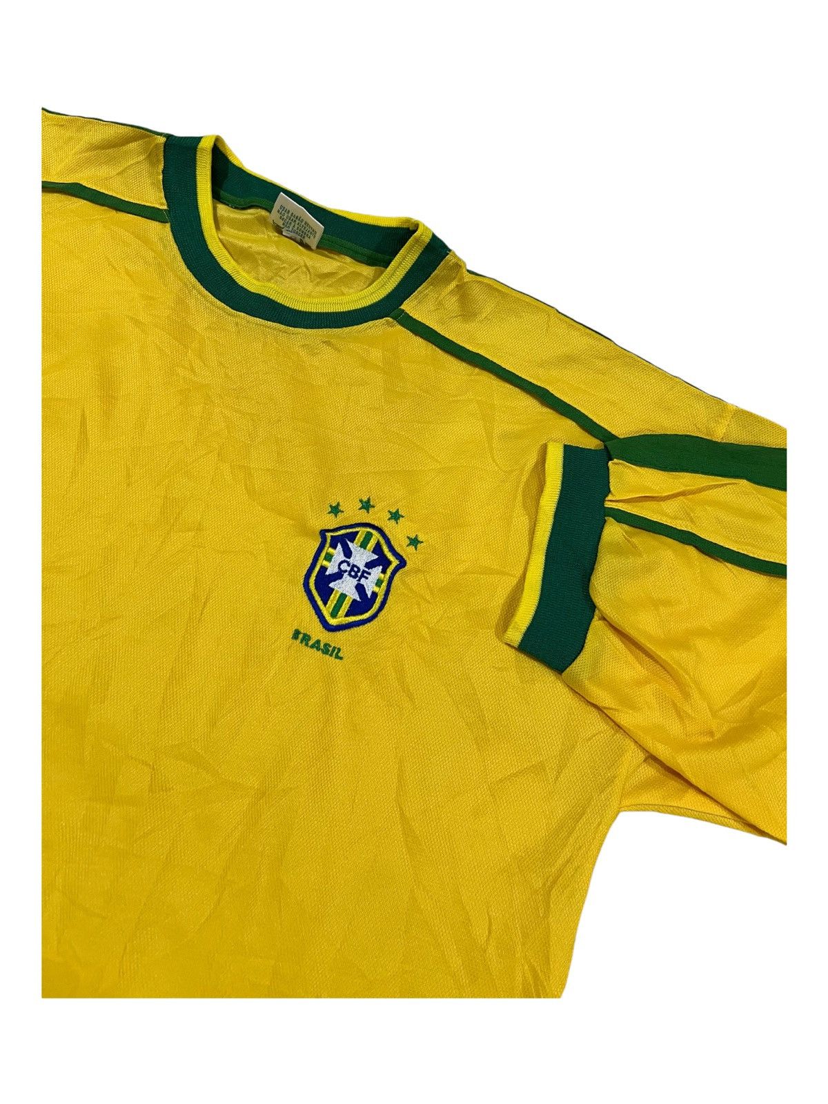 Penalty Vintage 1998 Brazil Home Jersey FIFA World Cup Fans Issue Size US L / EU 52-54 / 3 - 3 Thumbnail