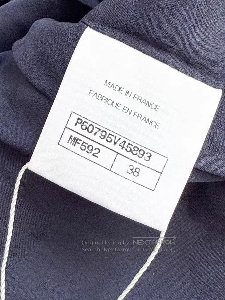 Chanel Chanel Green tweed braided long-sleeved soft coat Size XS / US 0-2 / IT 36-38 - 6 Thumbnail
