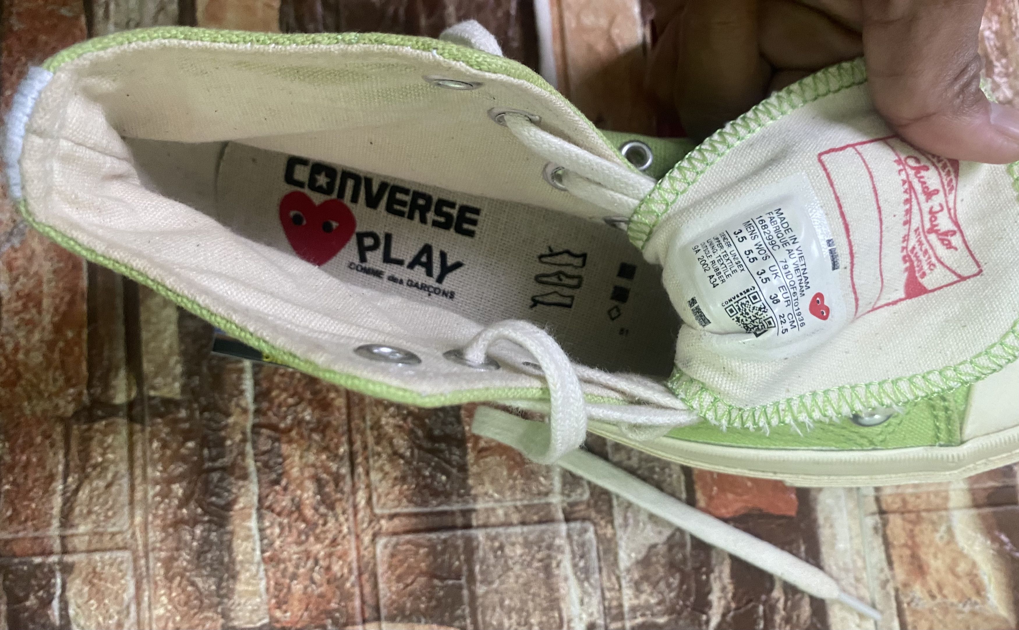 Comme des Garcons Comme Des Garcons x Converse 3.5UK Mens Size US 5 / EU 37 - 11 Thumbnail
