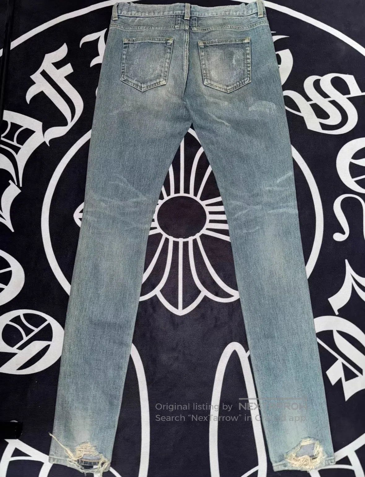 Saint Laurent Paris Saint Laurent SLP 14SS Distressed Jeans. Size US 28 / EU 44 - 3 Thumbnail