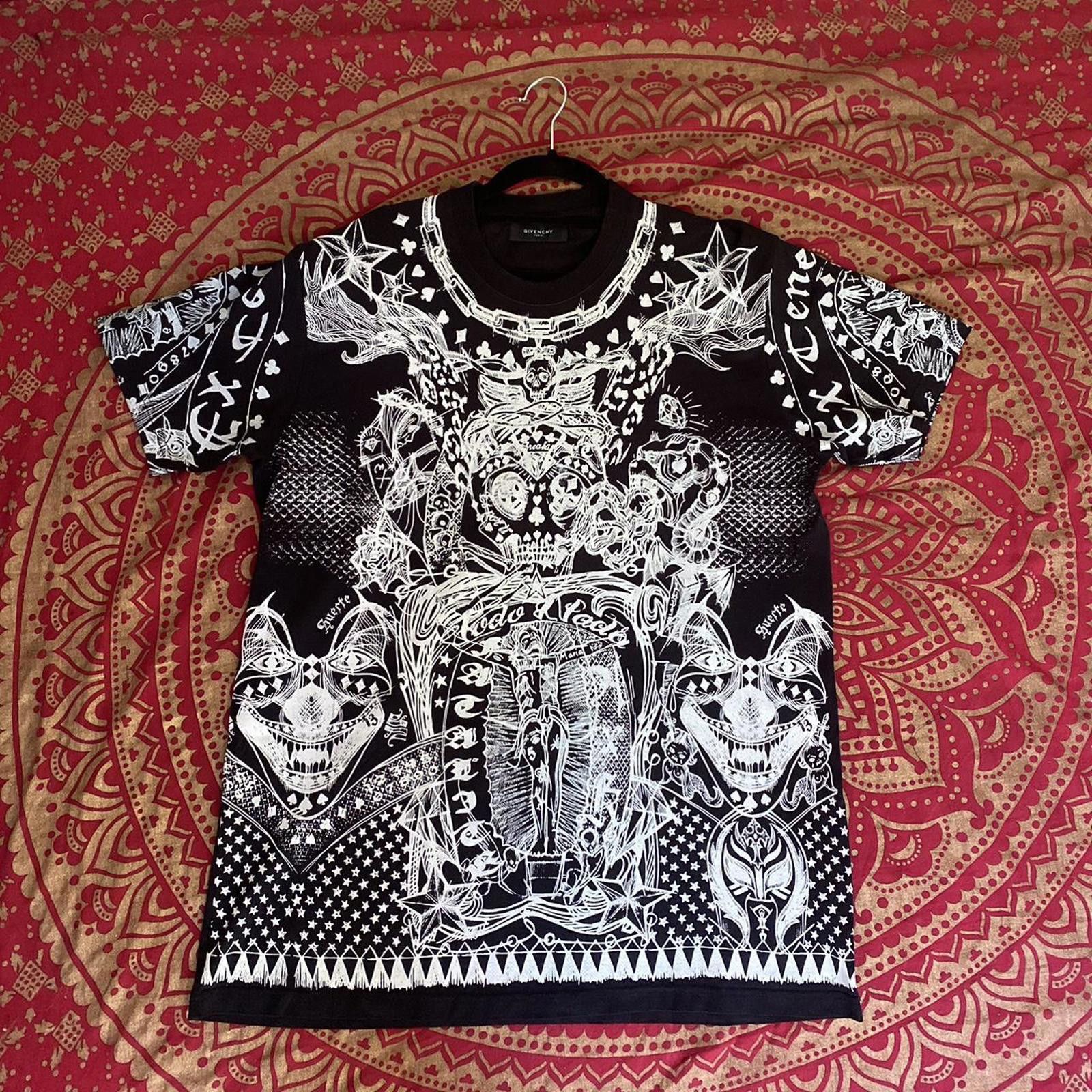 Givenchy 🔥 GIVENCHY x Jeremy Scotts art in a prison tattoo style Size US M / EU 48-50 / 2 - 1 Thumbnail