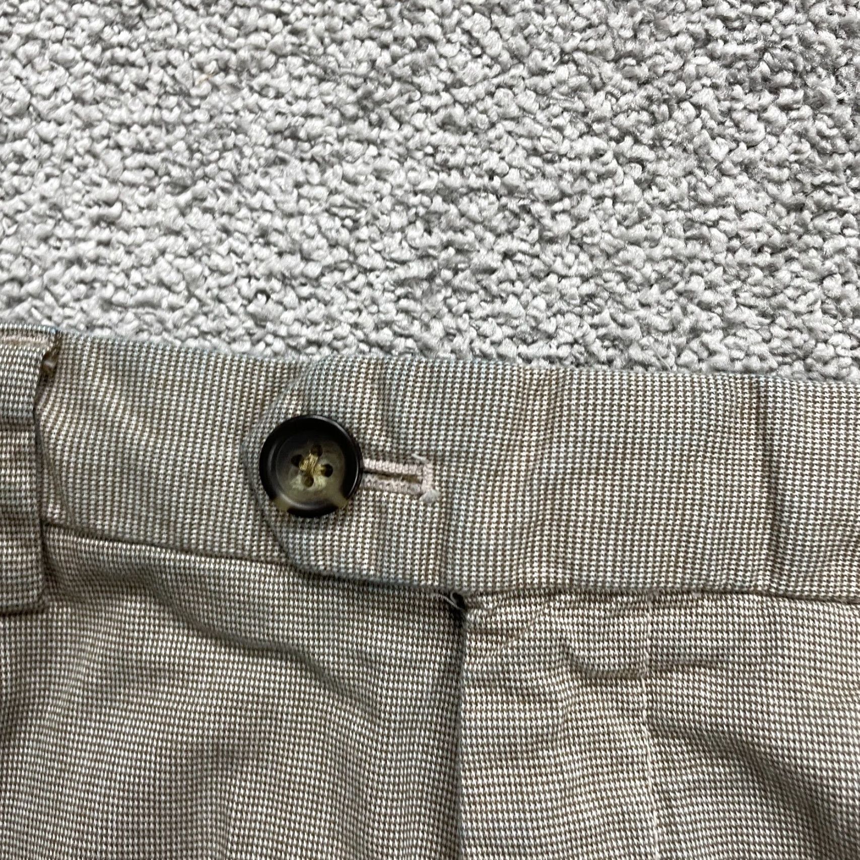 Banana Republic Banana Republic Pants Mens 32x28 Brown Slim Fit Tapered Leg Dress Work Trouser Size US 32 / EU 48 - 3 Thumbnail
