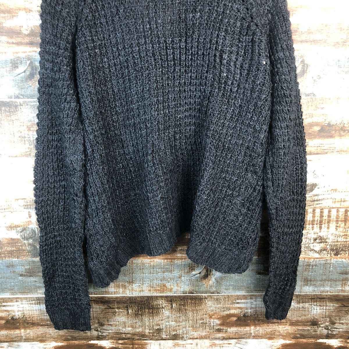 Homespun Knitwear DL Anna Luna japan Black Cardigan Knitwear #C528 Size M / US 6-8 / IT 42-44 - 12 Thumbnail