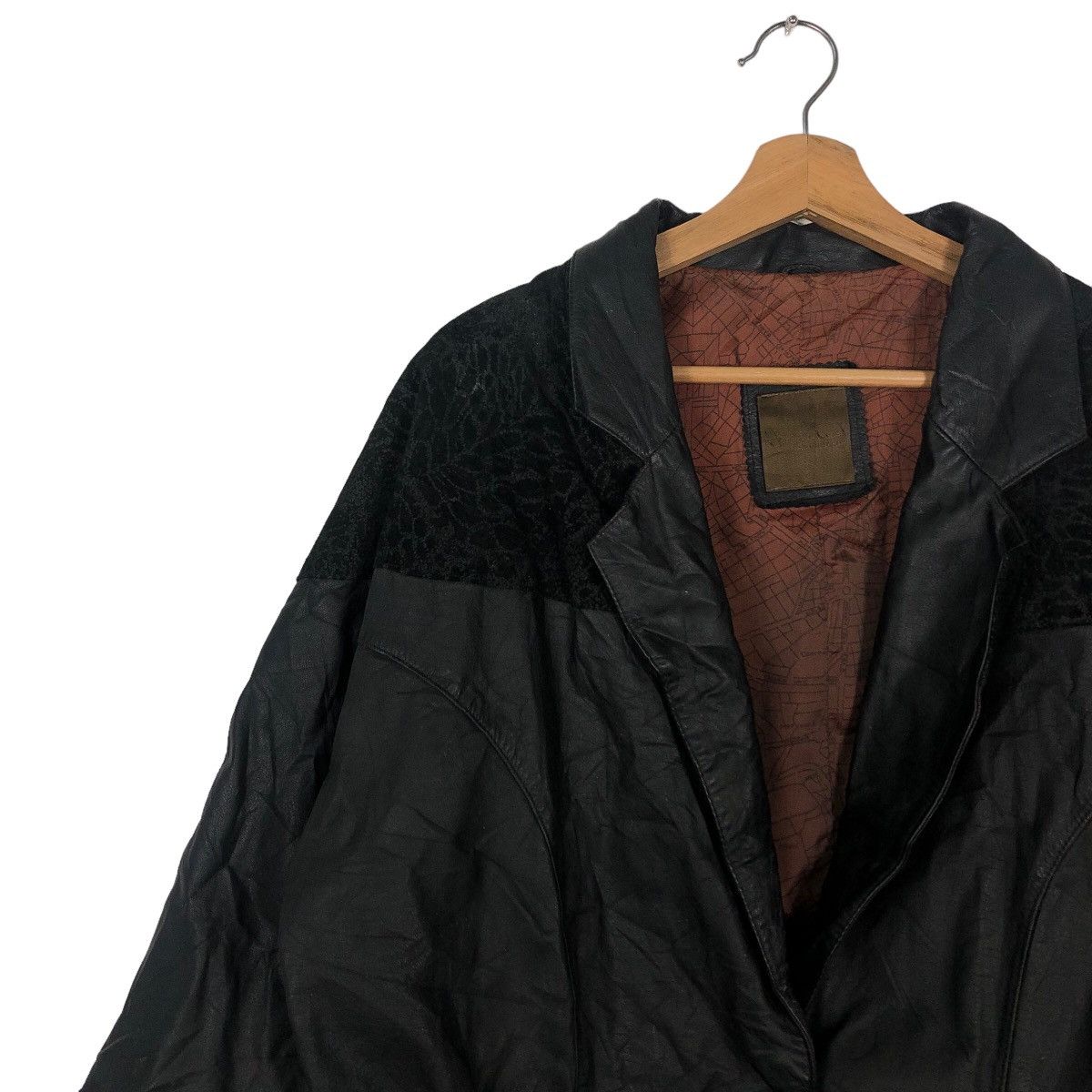 Japanese Brand 🔥90s Double Breast Chore Leather Jacket Issey Miyake Design Size US M / EU 48-50 / 2 - 6 Thumbnail