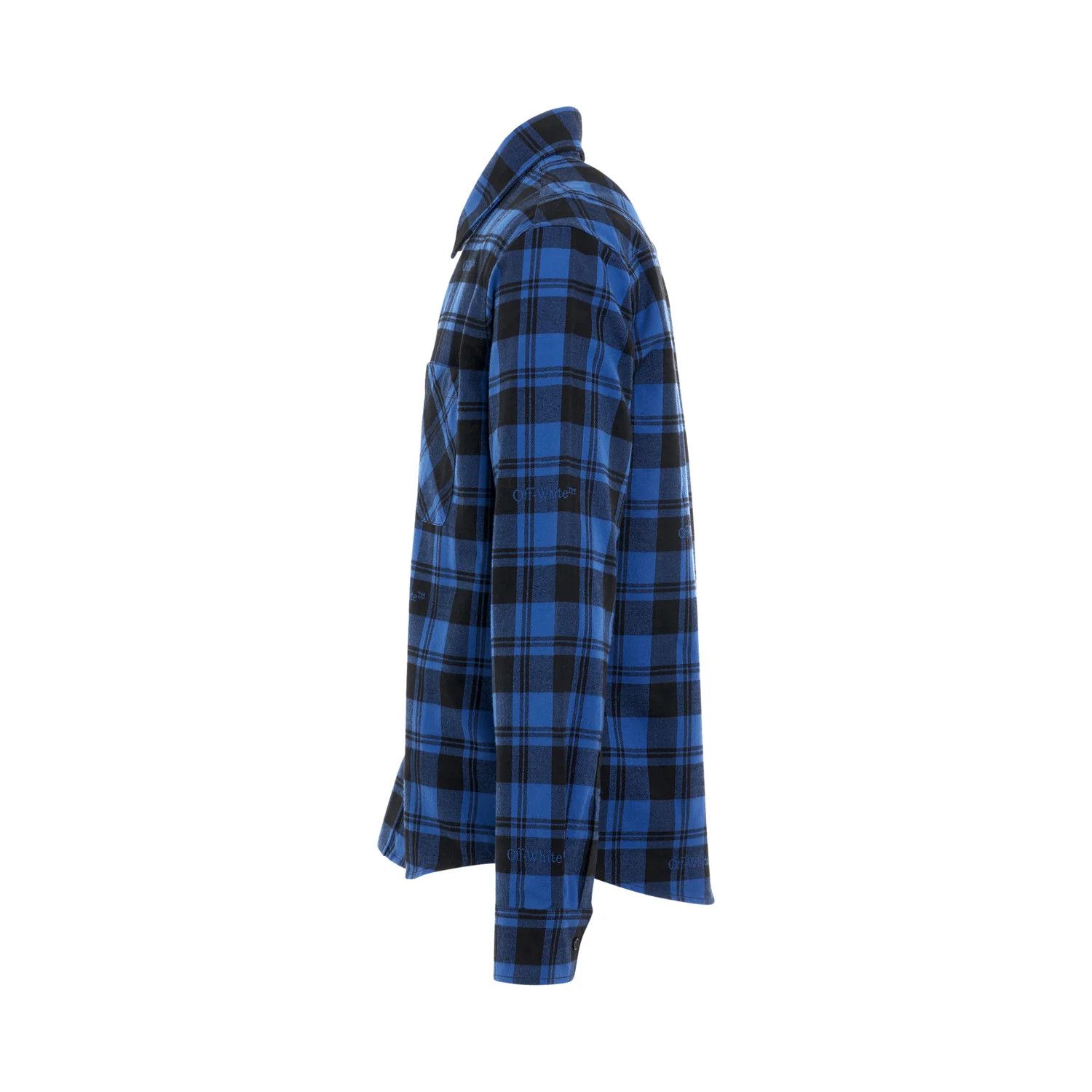 Off-White o1mris0824 Shirt in Black & Blue Size US L / EU 52-54 / 3 - 3 Thumbnail