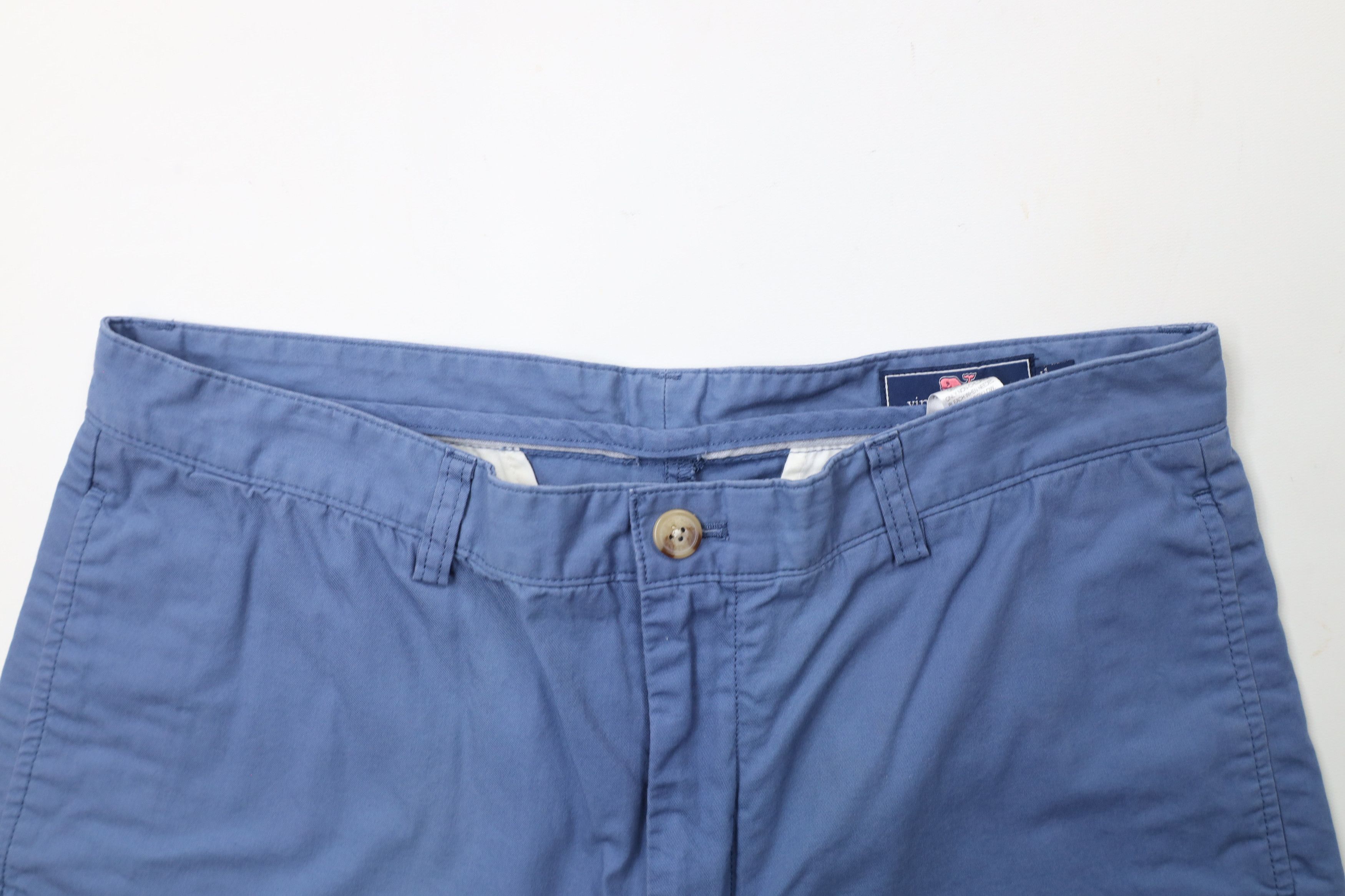 Vineyard Vines × Vintage Vineyard Vines Above Knee Club Chino Golf Shorts Blue Cotton Size US 34 / EU 50 - 7 Thumbnail