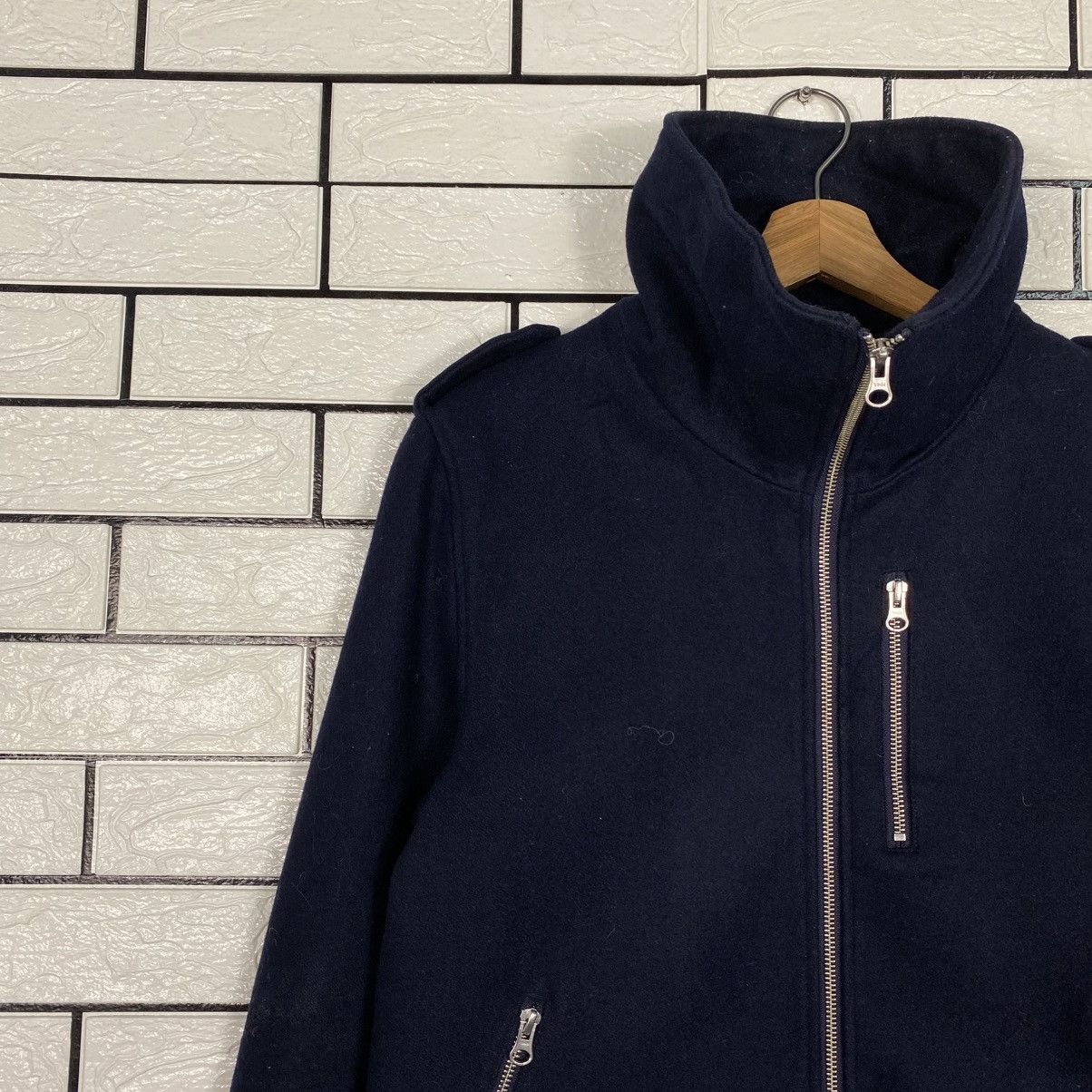 Japanese Brand 📌Vintage Indigo Bomber Wool Jacket Simplicate Issey Miyake Size US M / EU 48-50 / 2 - 8 Thumbnail