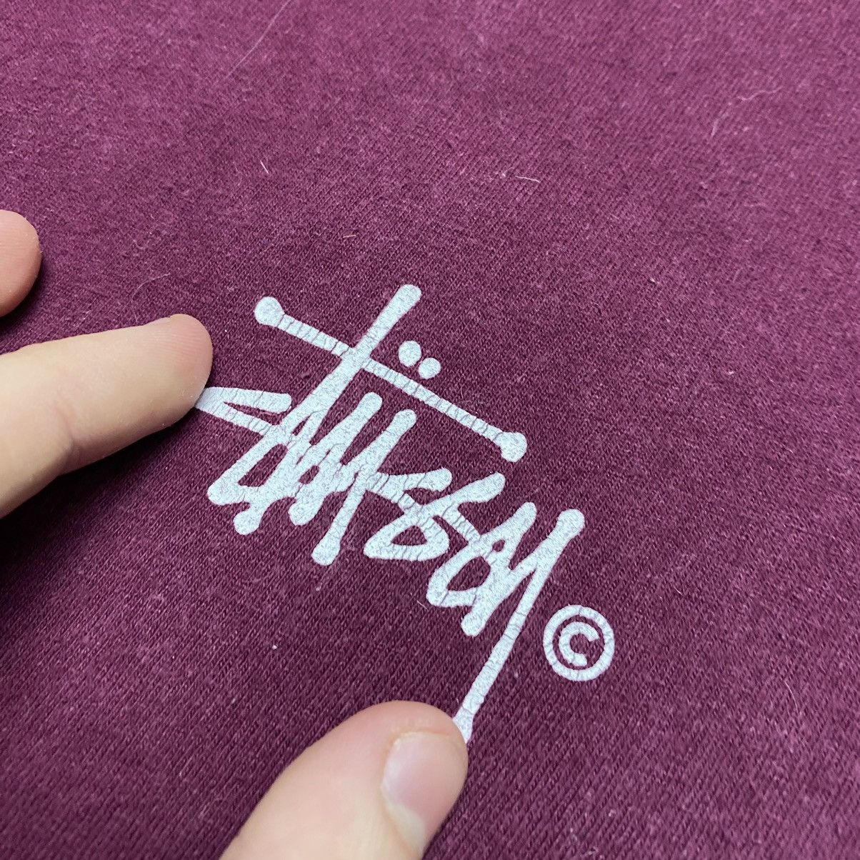 Stussy × Vintage Vintage Stussy Big Logo Made In USA y2k opium tee Size US S / EU 44-46 / 1 - 9 Thumbnail