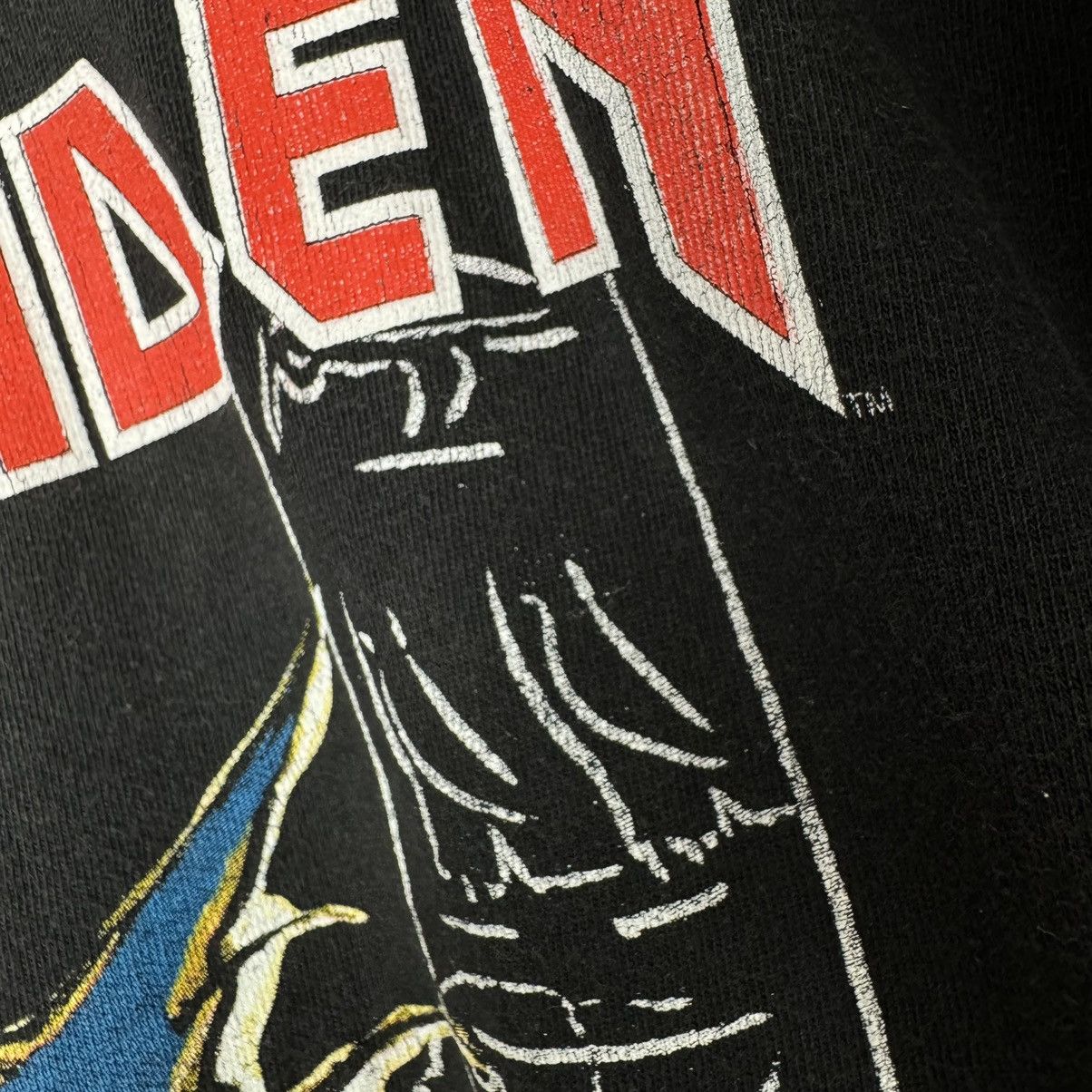 Band Tees Vintage 90s Iron Maiden Mummy Licensed Euro T Shirt Size US L / EU 52-54 / 3 - 6 Thumbnail