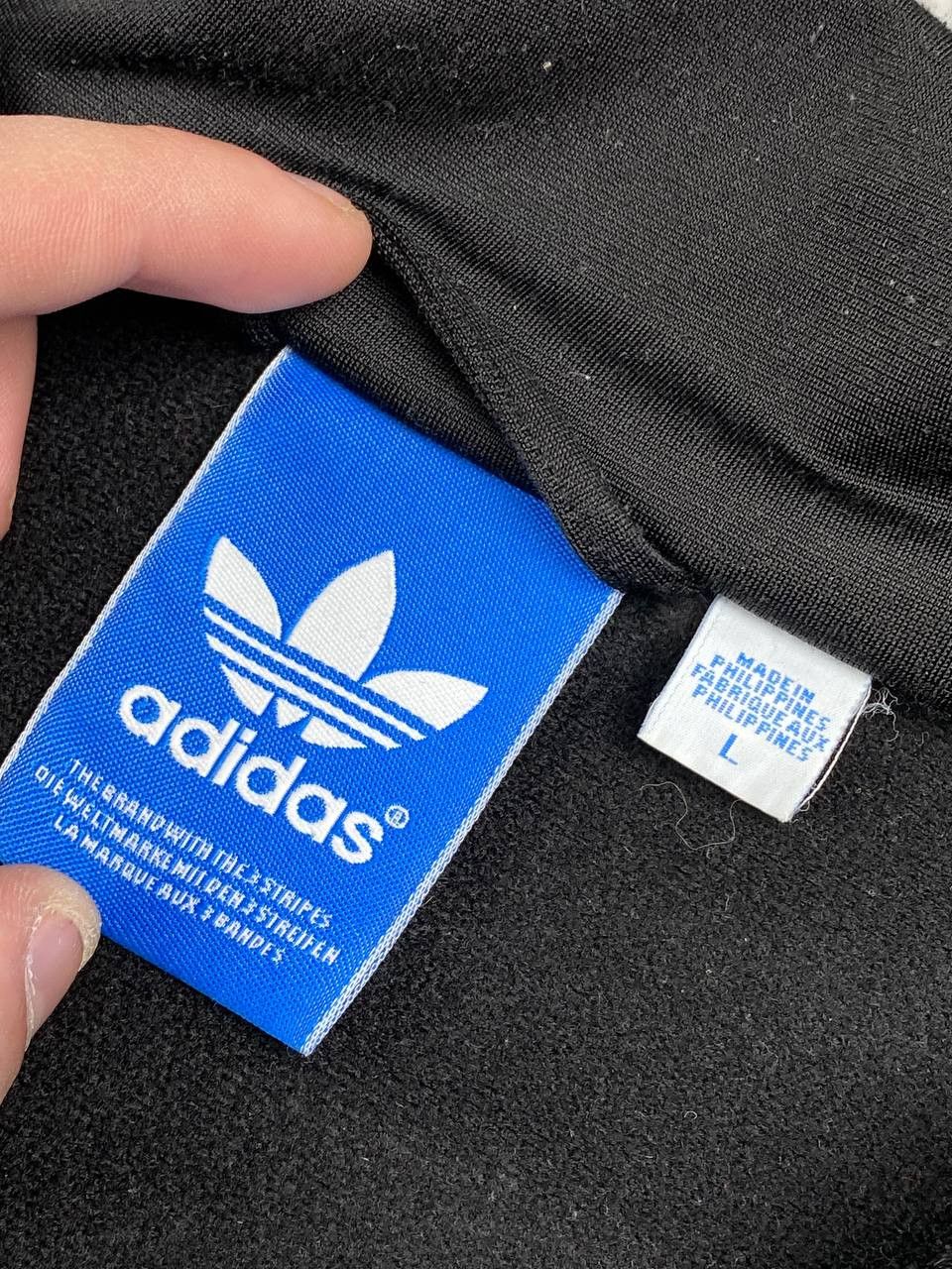 Adidas Vintage Adidas Track Jacket 00s Y2K Men Size L Black Size US L / EU 52-54 / 3 - 8 Thumbnail