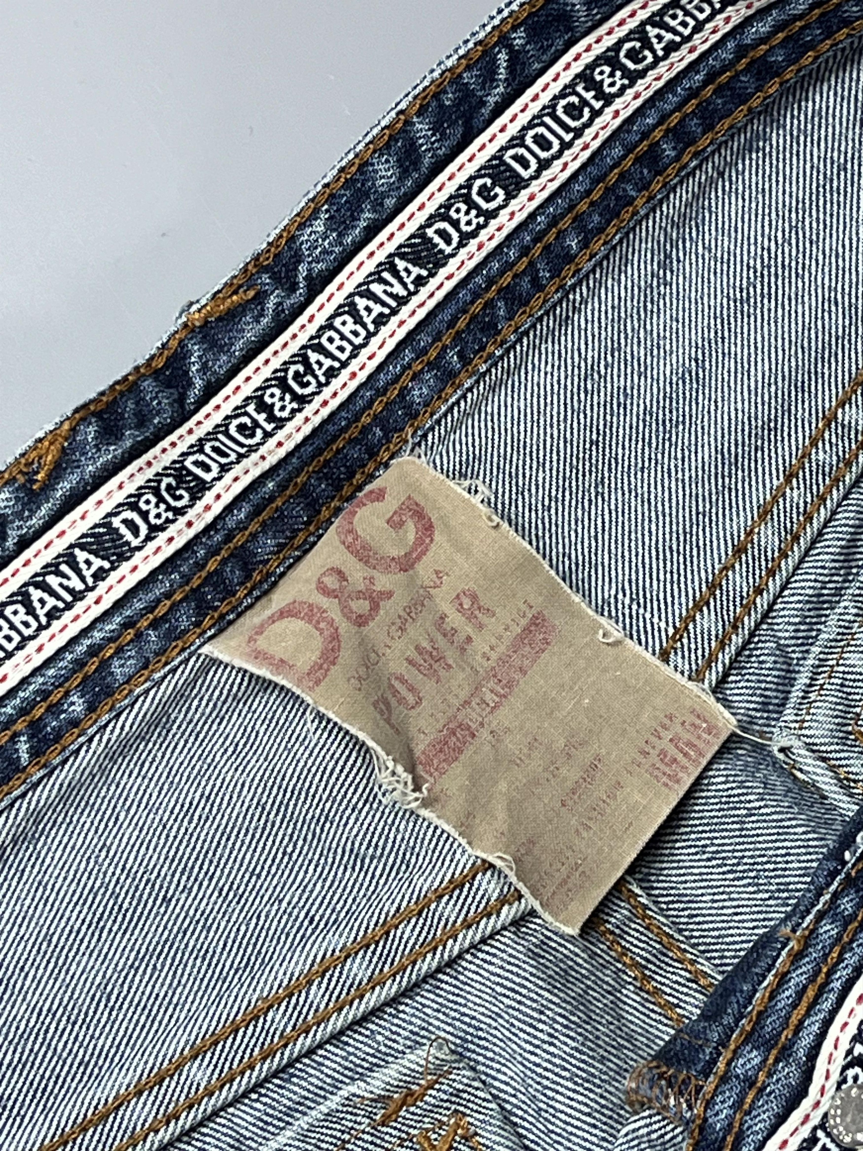 Dolce & Gabbana × Vintage Vintage Dolce & Gabbana Faded Jean Size US 33 - 8 Thumbnail