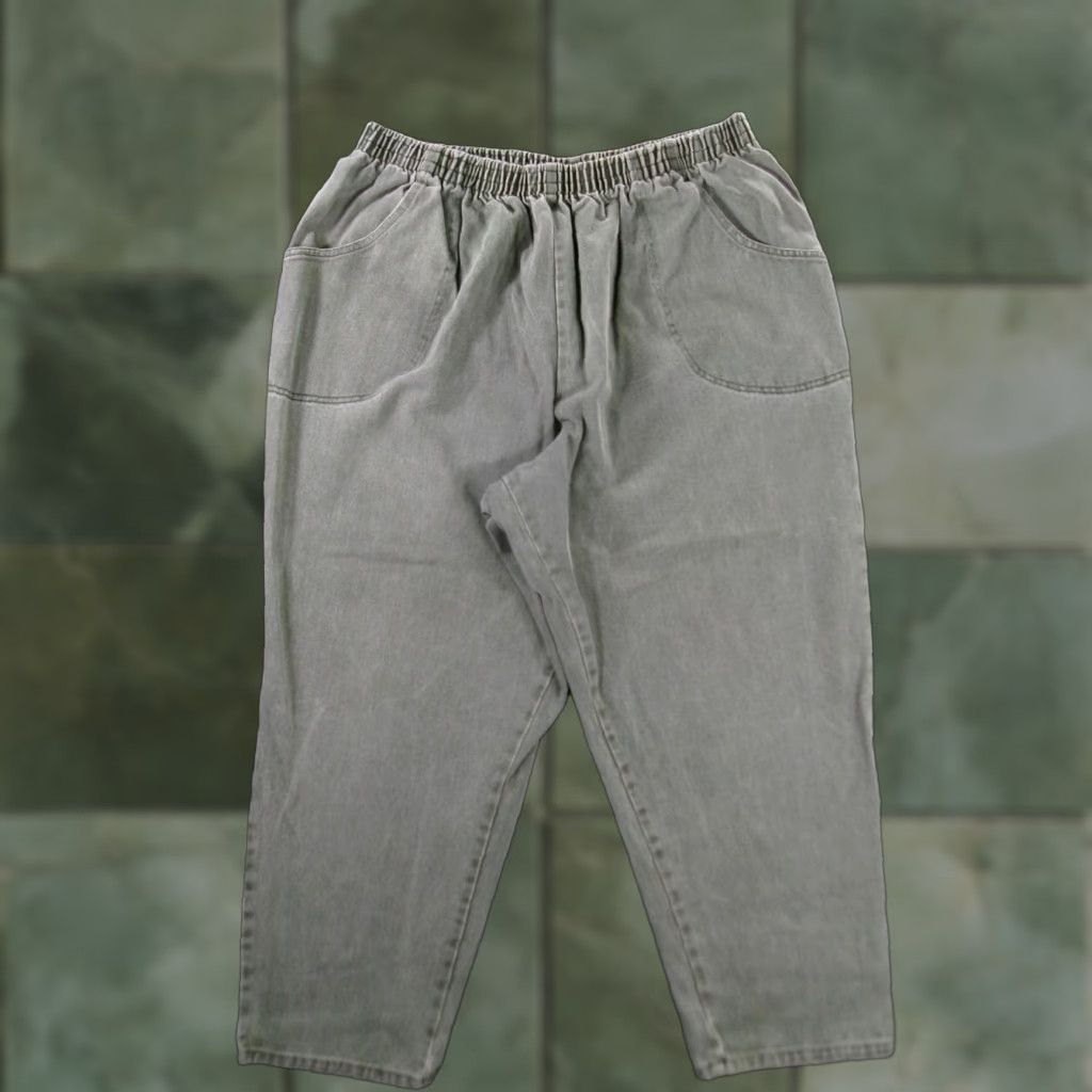 Vintage VINTAGE Classic Elements Jeans Womens 26WP Petite Green 1980s Tapered Retro Boho Size 26" / US 2 / IT 38 - 1 Thumbnail