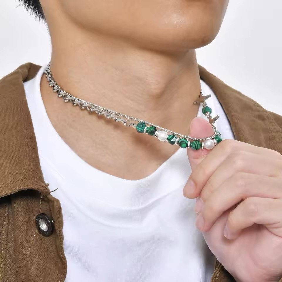 Jewelry Unisex Layered Cuban Chain Necklaces Size ONE SIZE - 1 Thumbnail