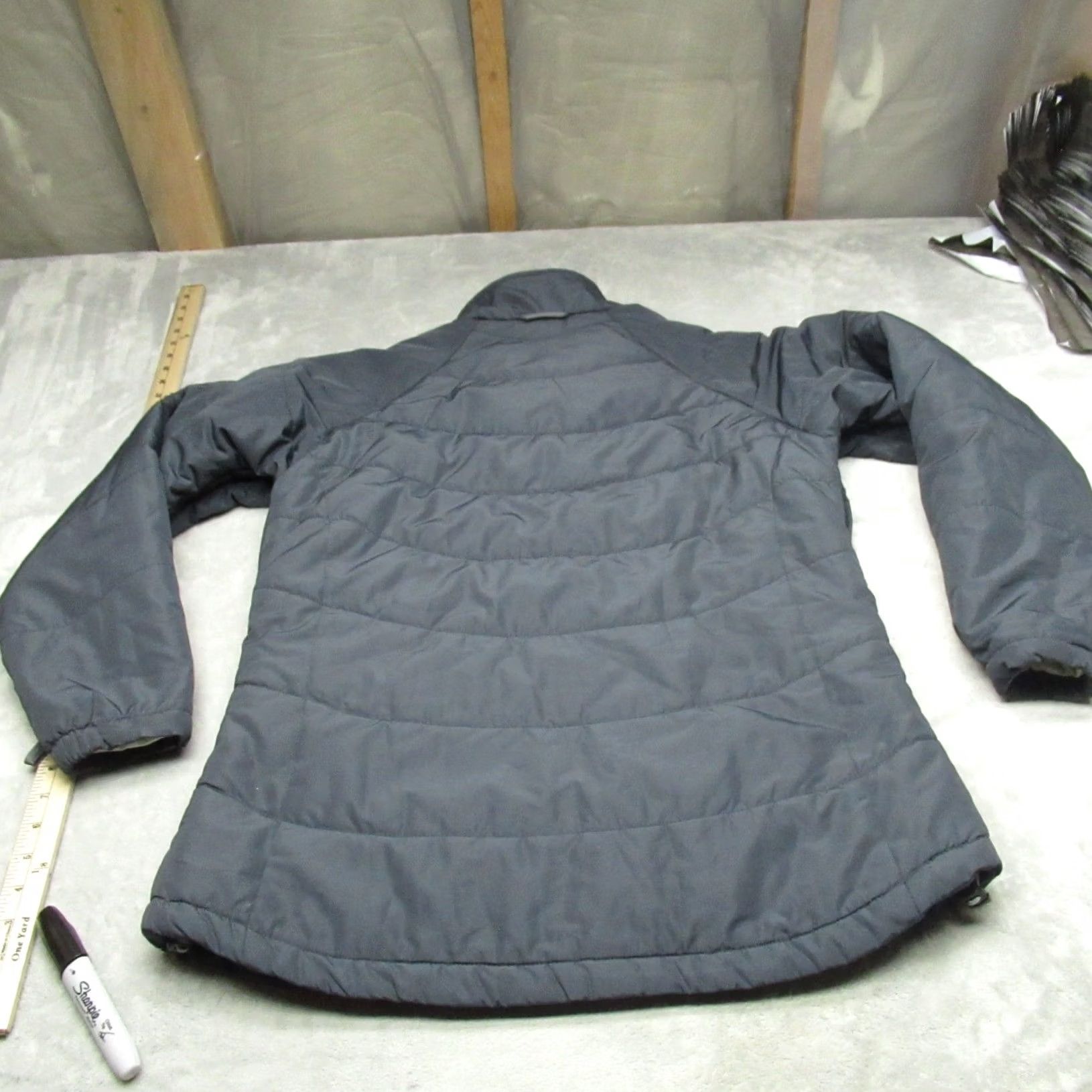 Vintage Columbia Vertex Interchange Jacket Womens Large Gray Puffer Quilted Full Zip Size L / US 10 / IT 46 - 4 Thumbnail