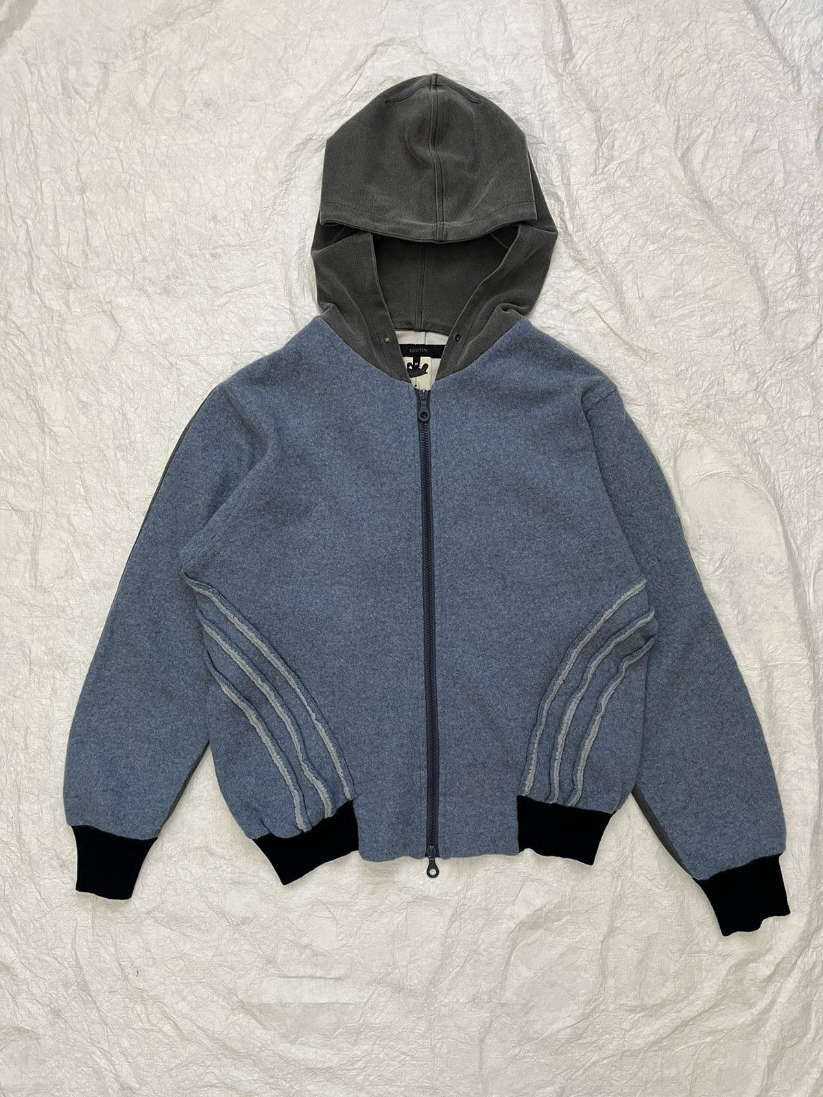Griffin Griffin mid 1990s hybrid wool-cotton hoodie Size US M / EU 48-50 / 2 - 2 Thumbnail
