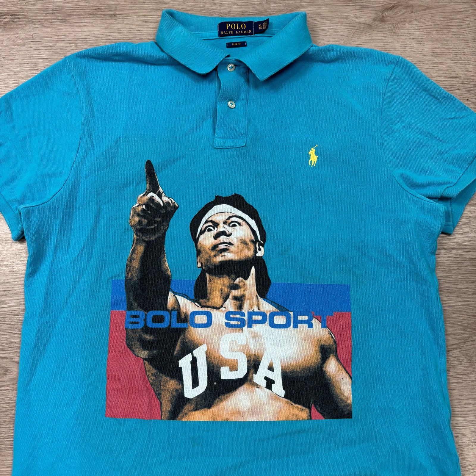 Polo Ralph Lauren Polo Ralph Lauren Bolo Sport USA Slim fit Polo Shirt Mens XL Size US XL / EU 56 / 4 - 2 Thumbnail