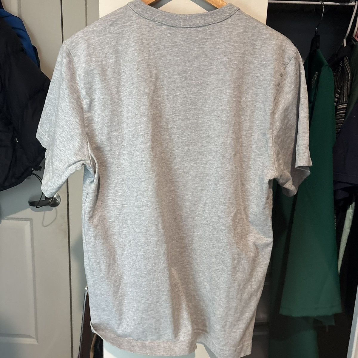 Helmut Lang Helmut Lang Gray Reflective Graphic Print T Shirt Cotton Size US L / EU 52-54 / 3 - 5 Thumbnail