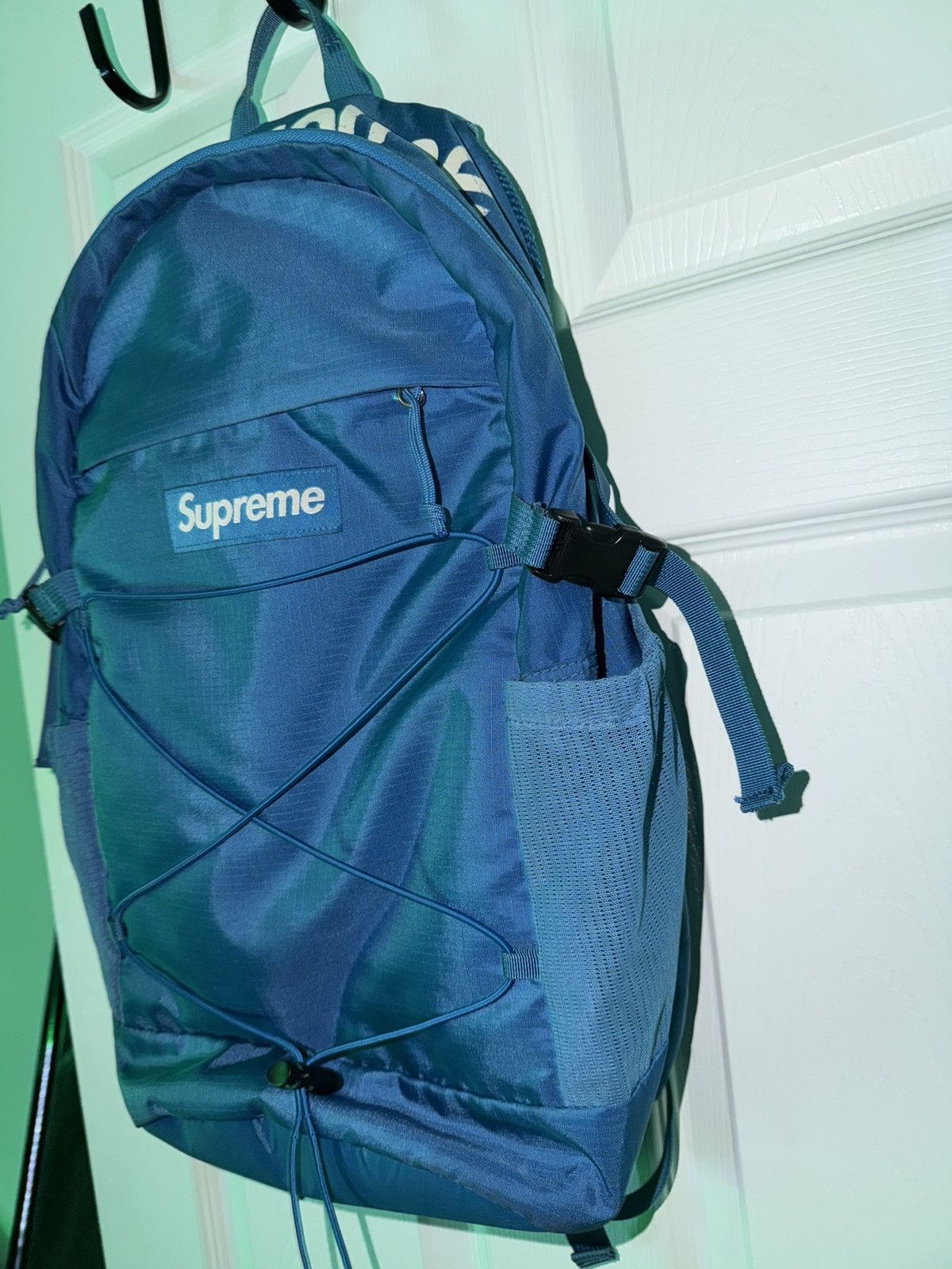 Supreme Supreme 16SS Tonal Backpack Blue Logo Size ONE SIZE - 5 Thumbnail