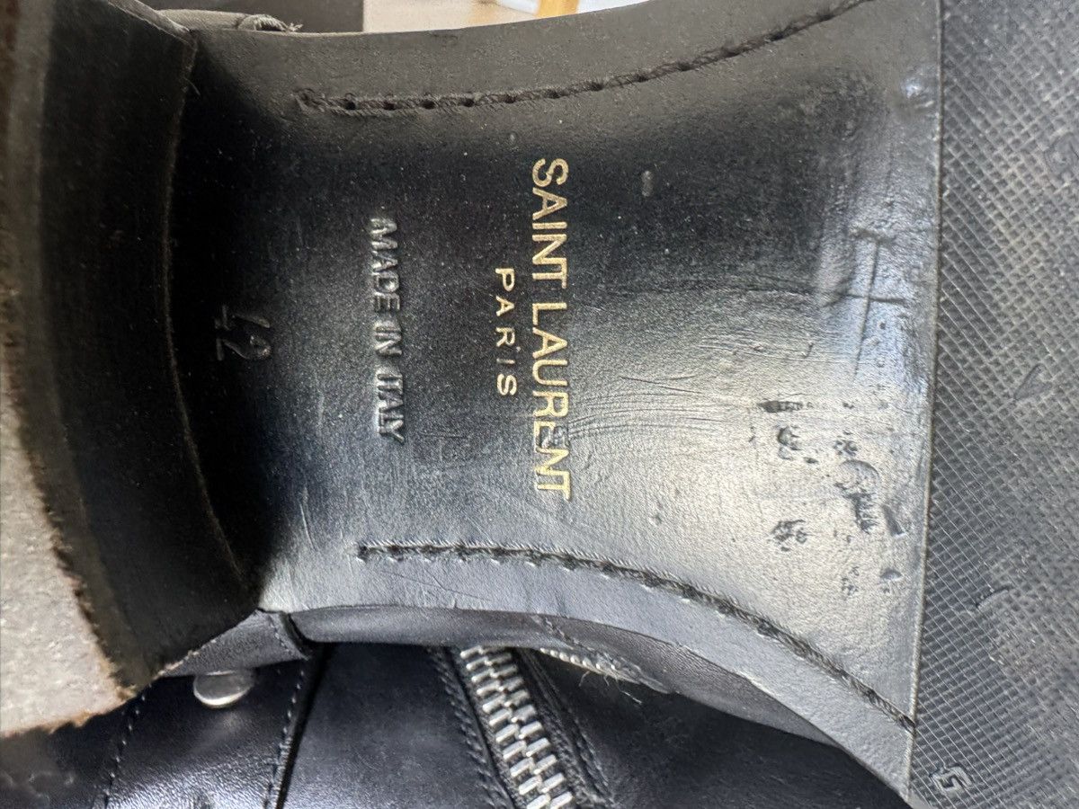 Saint Laurent Paris FW13 Leather Chain Wyatts Size US 9 / EU 42 - 10 Thumbnail