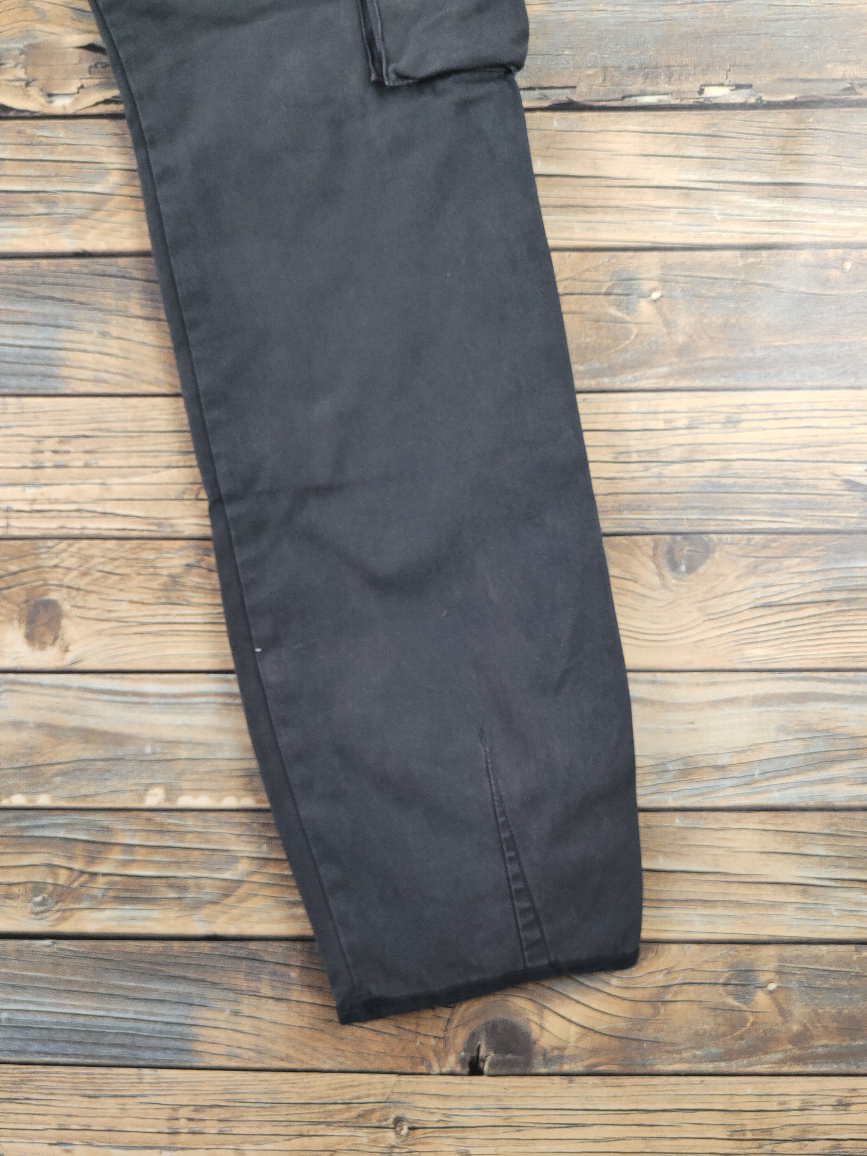 Japanese Brand DL Back Number Black Multipocket Tactical Cargo Pants #463 Size US 32 / EU 48 - 10 Thumbnail