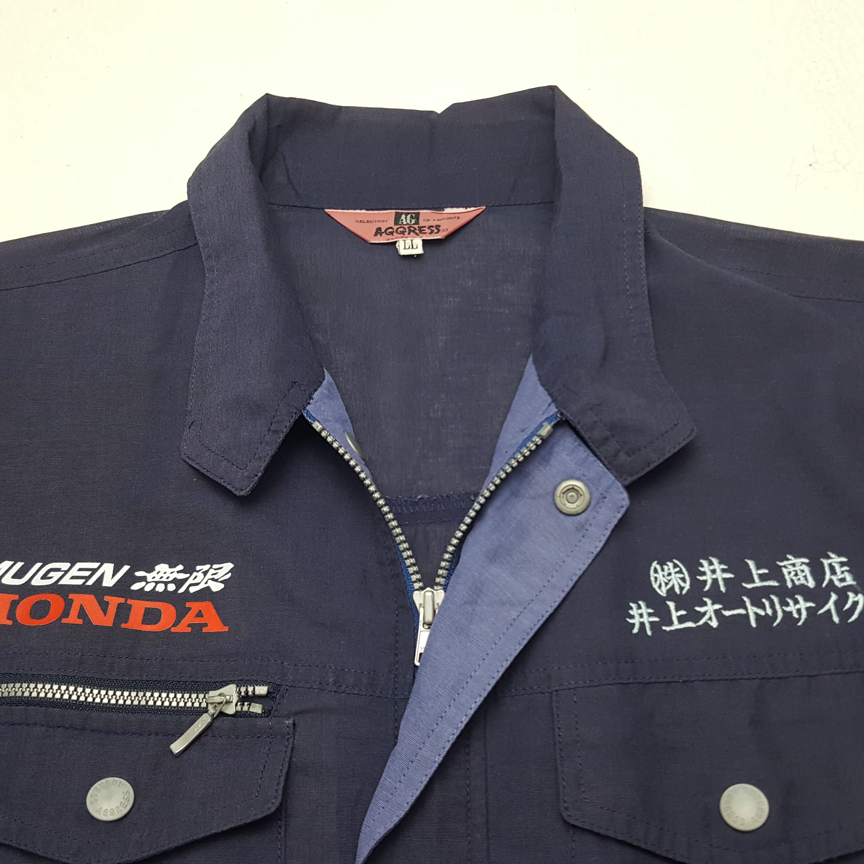 Honda × Japanese Brand × Vintage Vintage Mugen Honda Japanese Racing team Custom Art Jacket Size US L / EU 52-54 / 3 - 5 Thumbnail