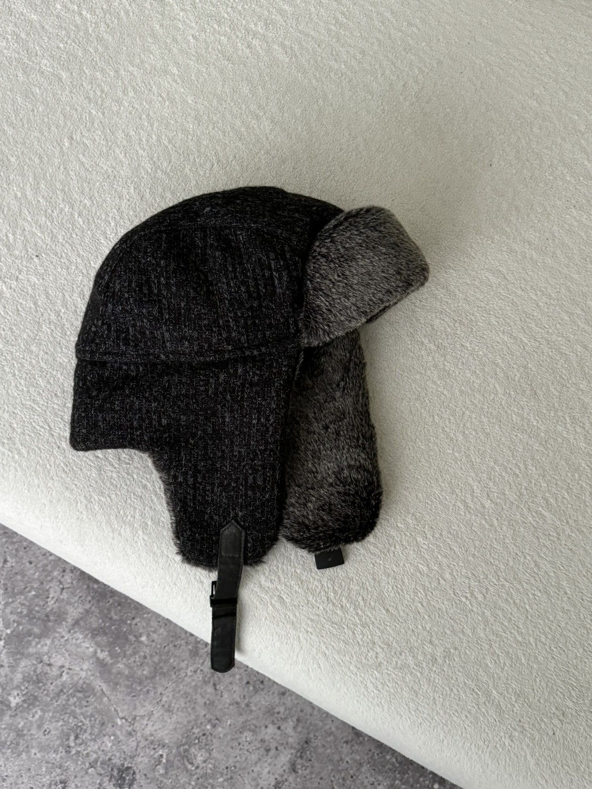 Japanese Brand × Vintage Vintage Y2K fuzzy fur ushanka hat punk Japanese Size ONE SIZE - 3 Thumbnail
