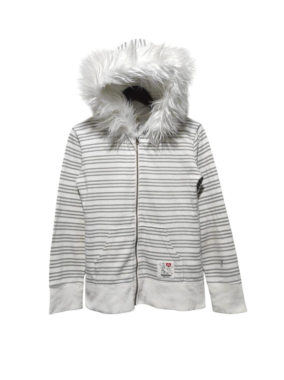 Hysteric Glamour OP Stripe Zip Fur Hoodie LGB IfSixWasNine style Size M / US 6-8 / IT 42-44 - 1 Thumbnail
