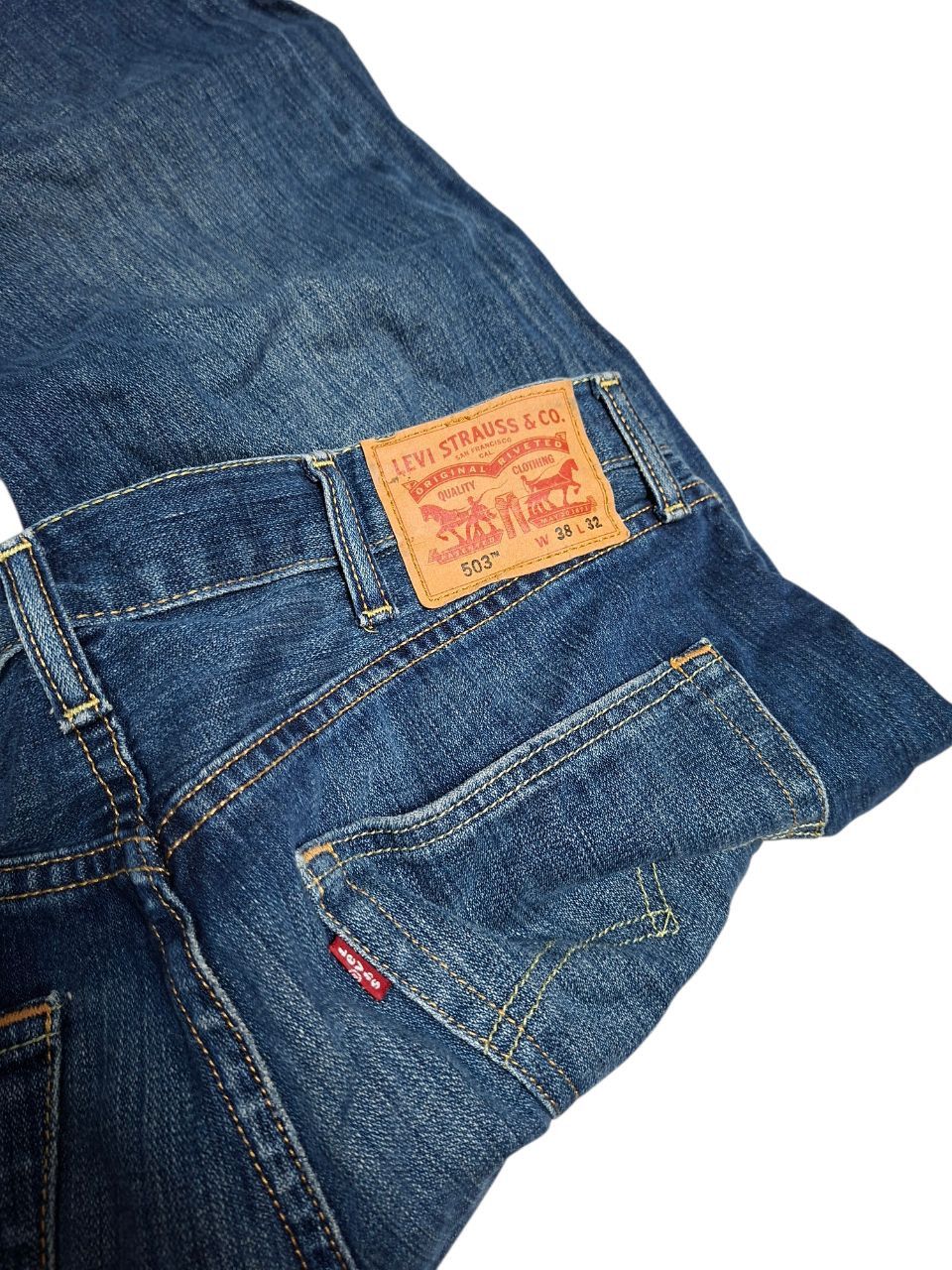Levi's LEVIS 503 VINTAGE BOOTCUT W38 L32 JEANS DENIM Size US 38 / EU 54 - 4 Thumbnail