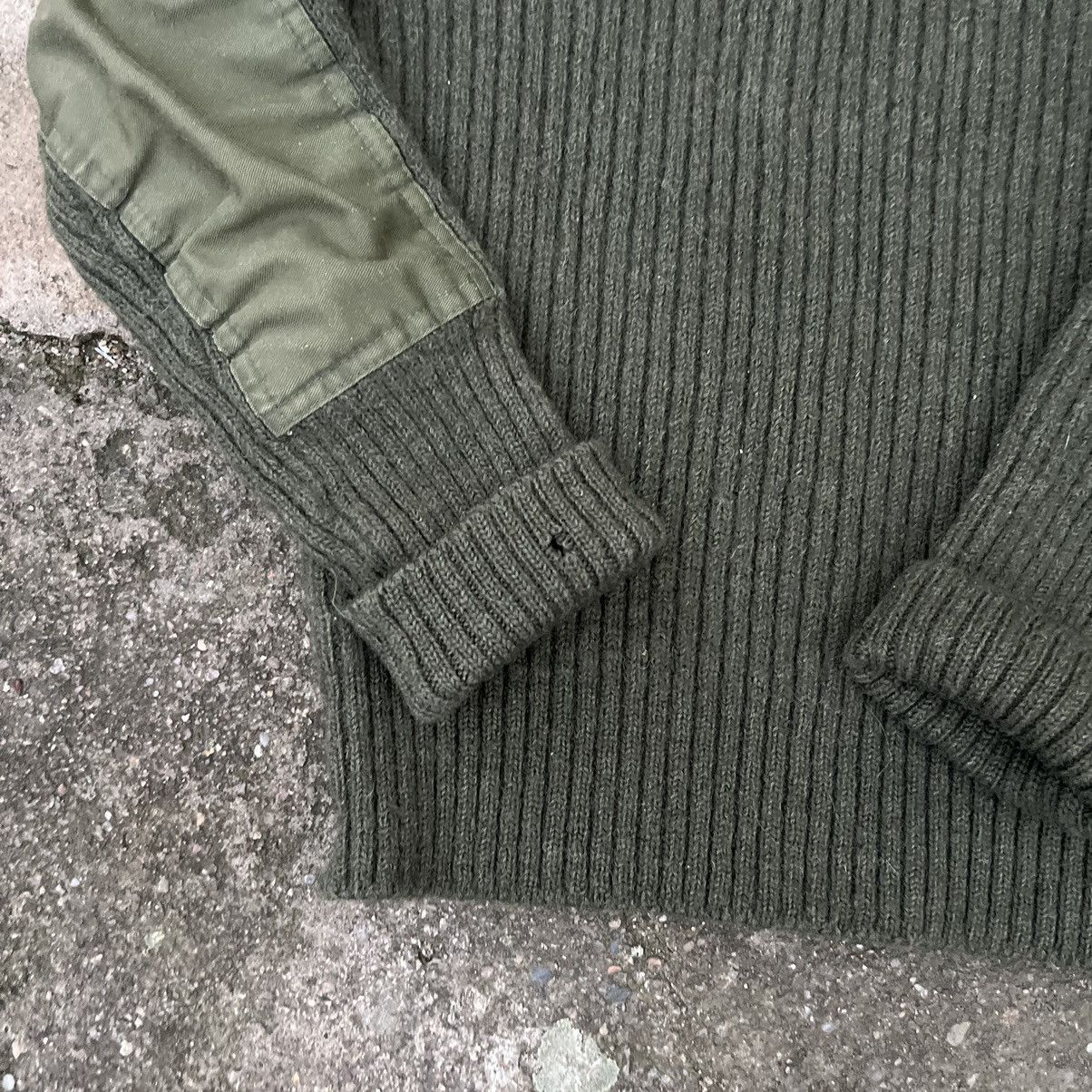 Vintage Vintage 00s Military Army Green Heavy Chunky Knit Sweater Size US S / EU 44-46 / 1 - 4 Thumbnail