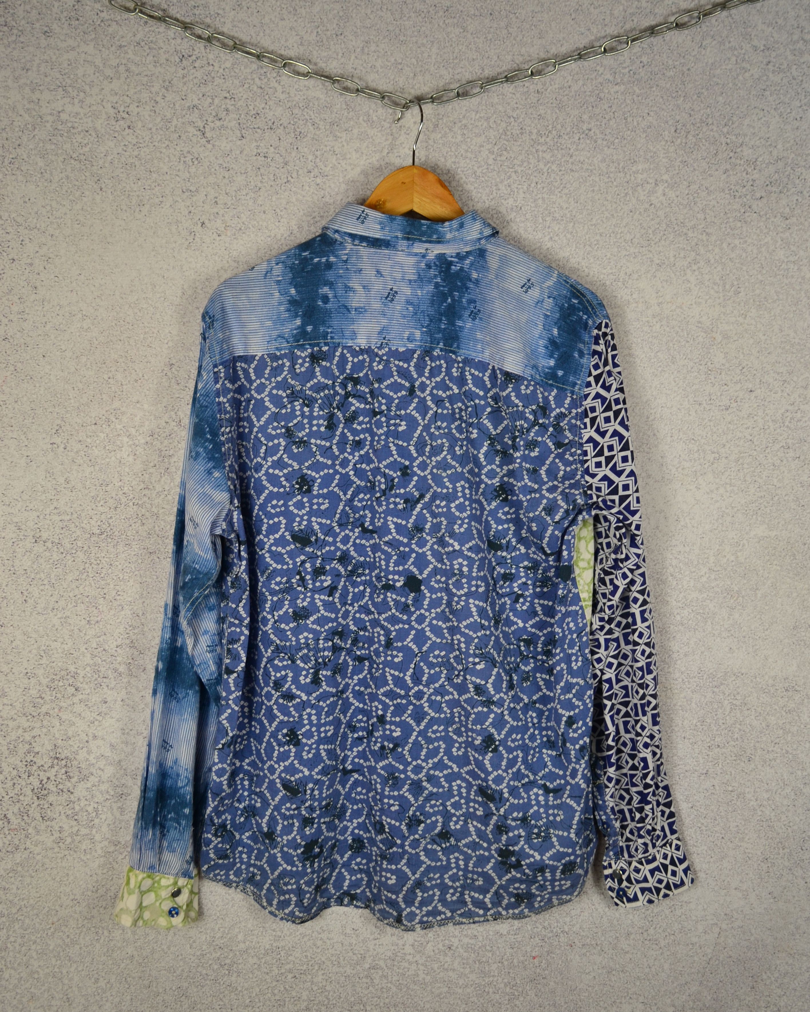 Desigual Archive Desigual Multicolour art crazy shirt Size US L / EU 52-54 / 3 - 6 Thumbnail