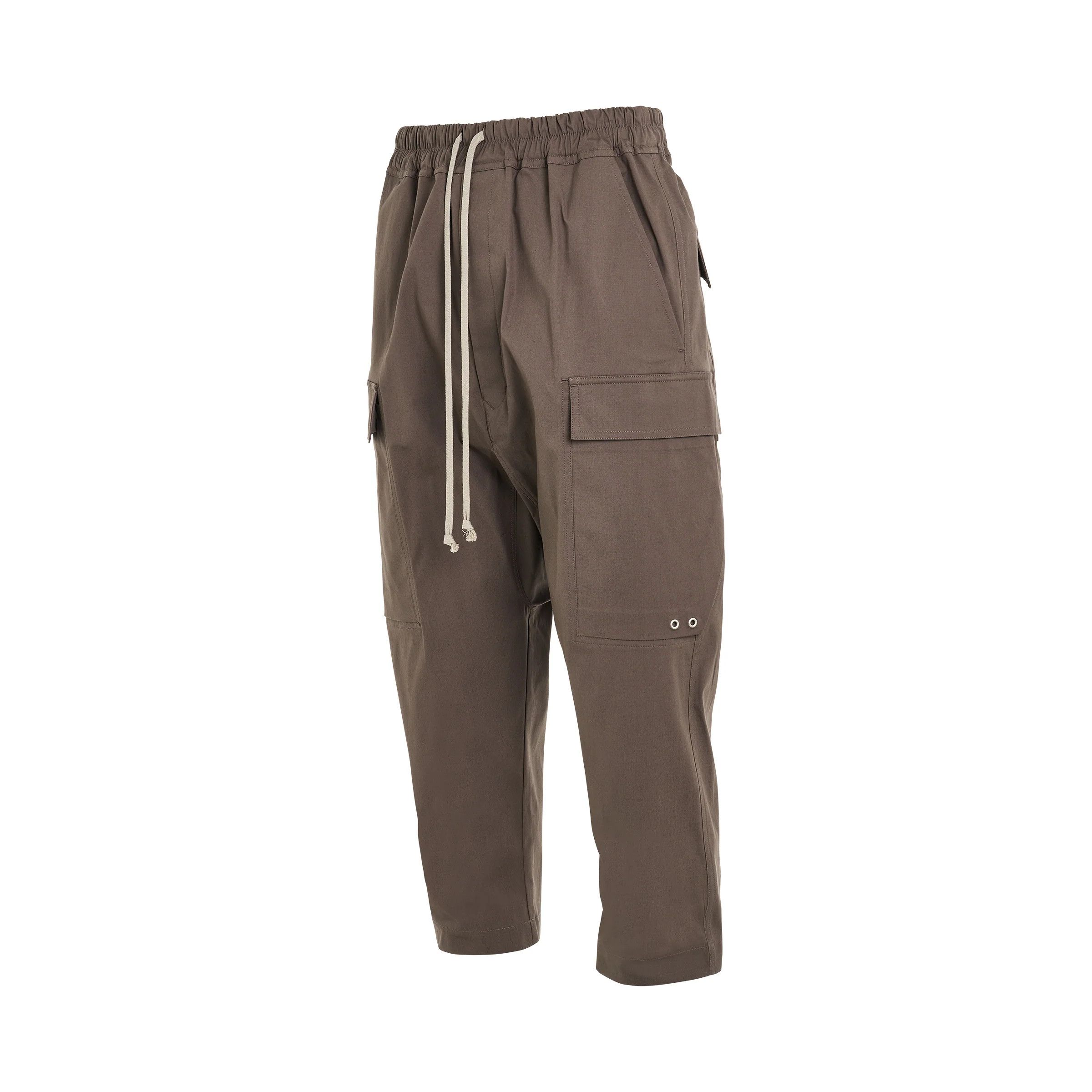 Rick Owens o1mris0824 Cargo Cropped Pants in Dust Size US 30 / EU 46 - 2 Thumbnail