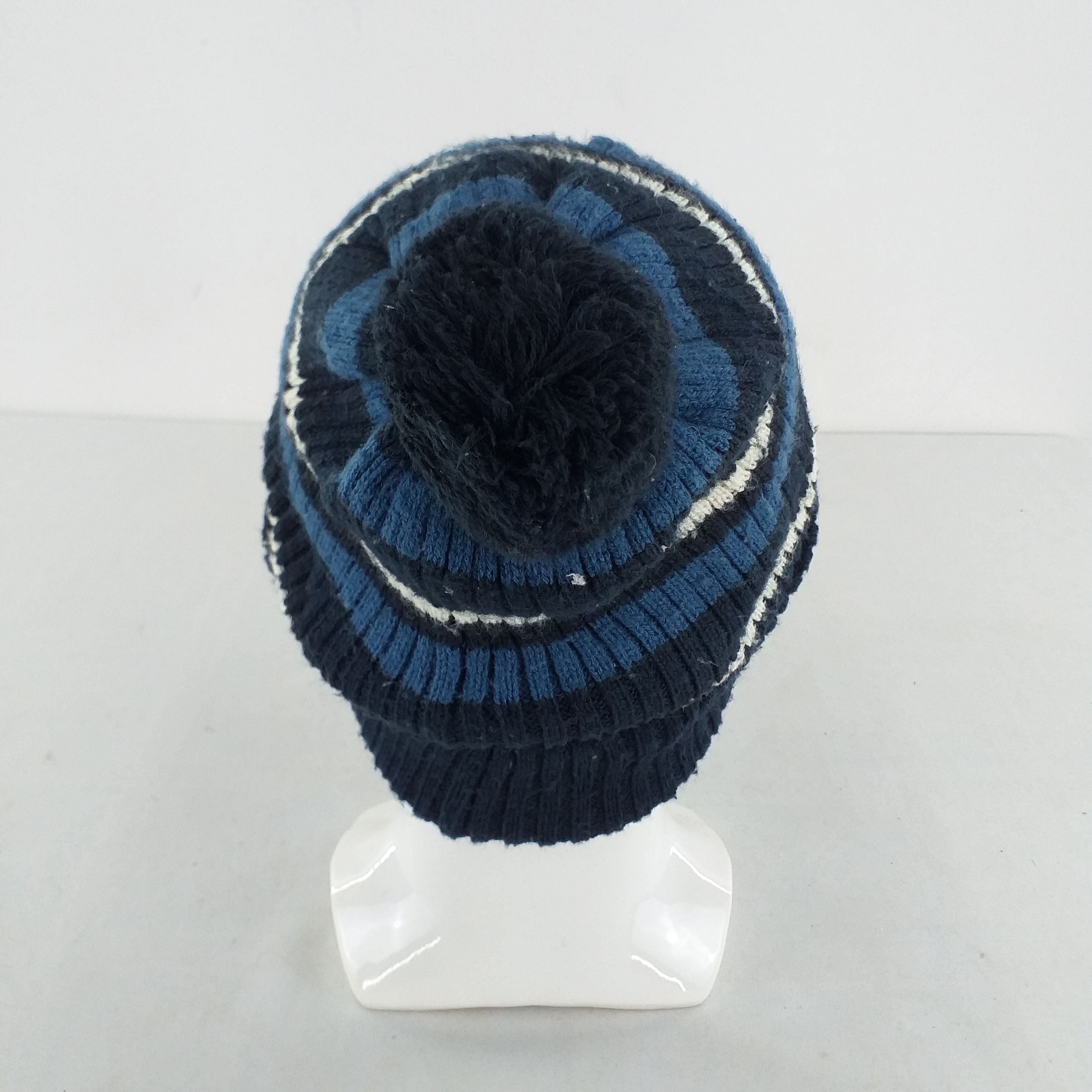 Japanese Brand Stripes Snow Cap Hat Beanie -BN469 Size ONE SIZE - 3 Thumbnail