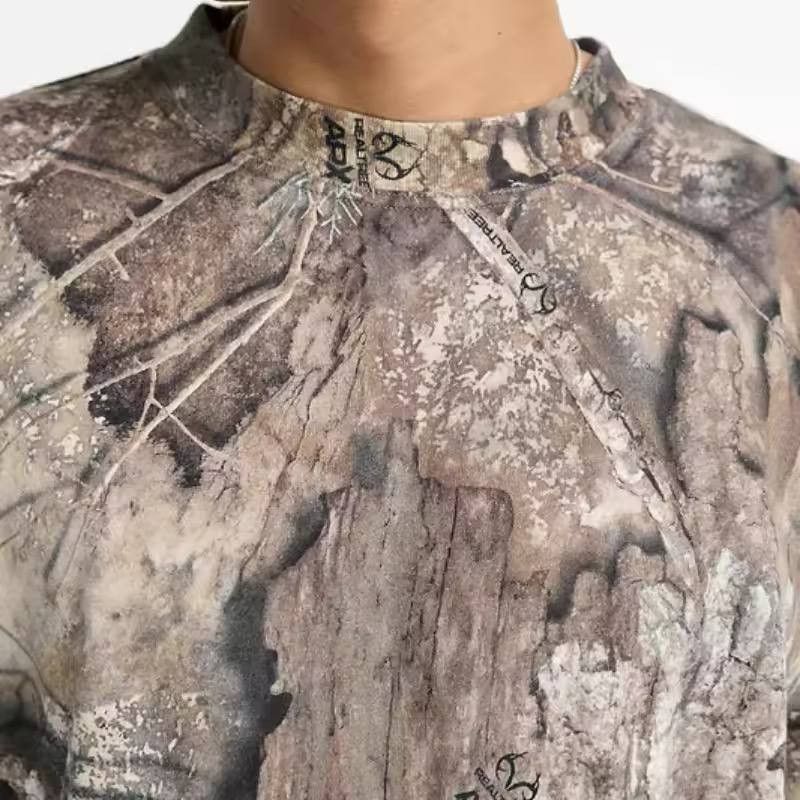 Japanese Brand × Vintage a cut-up longsleeve with a round collar. Size US L / EU 52-54 / 3 - 4 Thumbnail