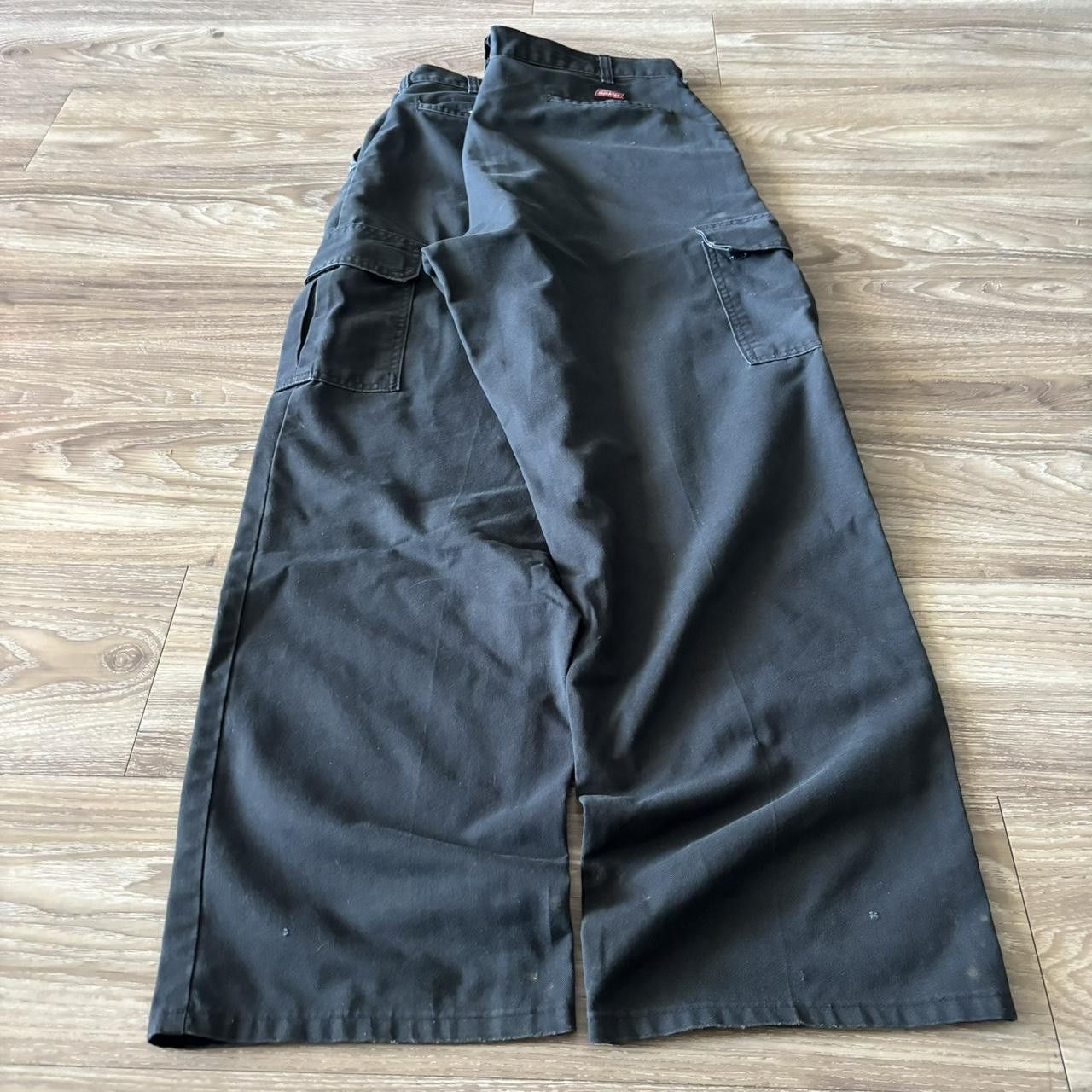 Dickies Crazy Vintage Y2K/2000s Baggy Black Dickies Streetwear Skater Cargo Pants! 36x30 Size US 36 / EU 52 - 4 Thumbnail