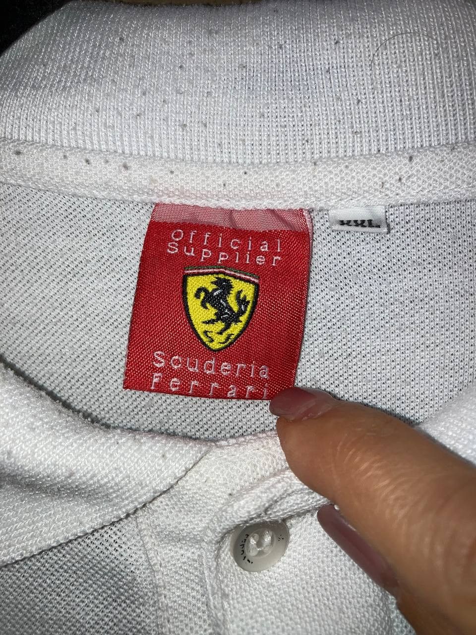 Ferrari VINTAGE FERRARI POLO SHIRT SHELL RACING FORMULA 1 Y2K SKATE Size US XXL / EU 58 / 5 - 10 Thumbnail