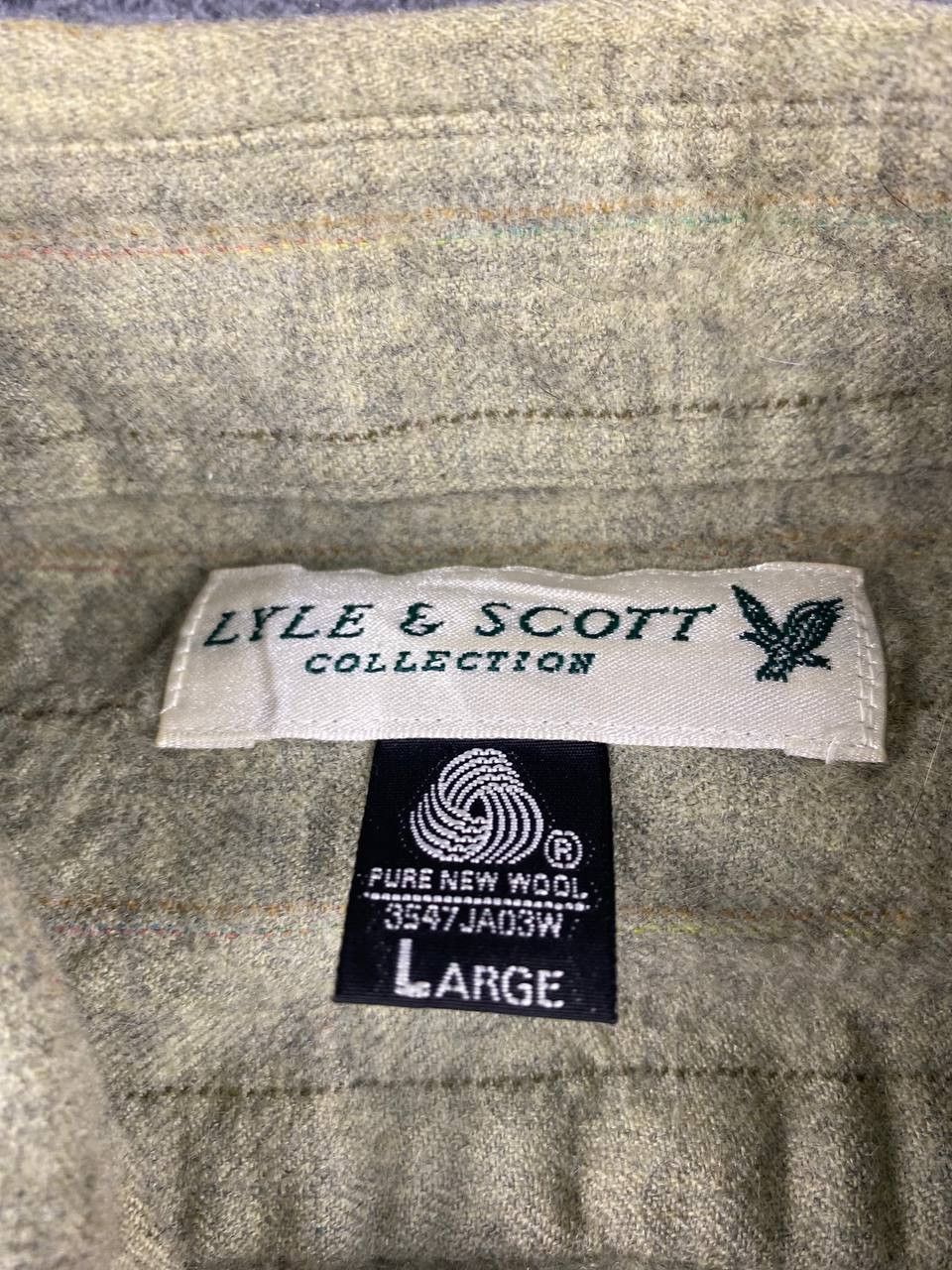 Lyle & Scott vintage lyle & scott wool shirt nice design Size US L / EU 52-54 / 3 - 6 Thumbnail