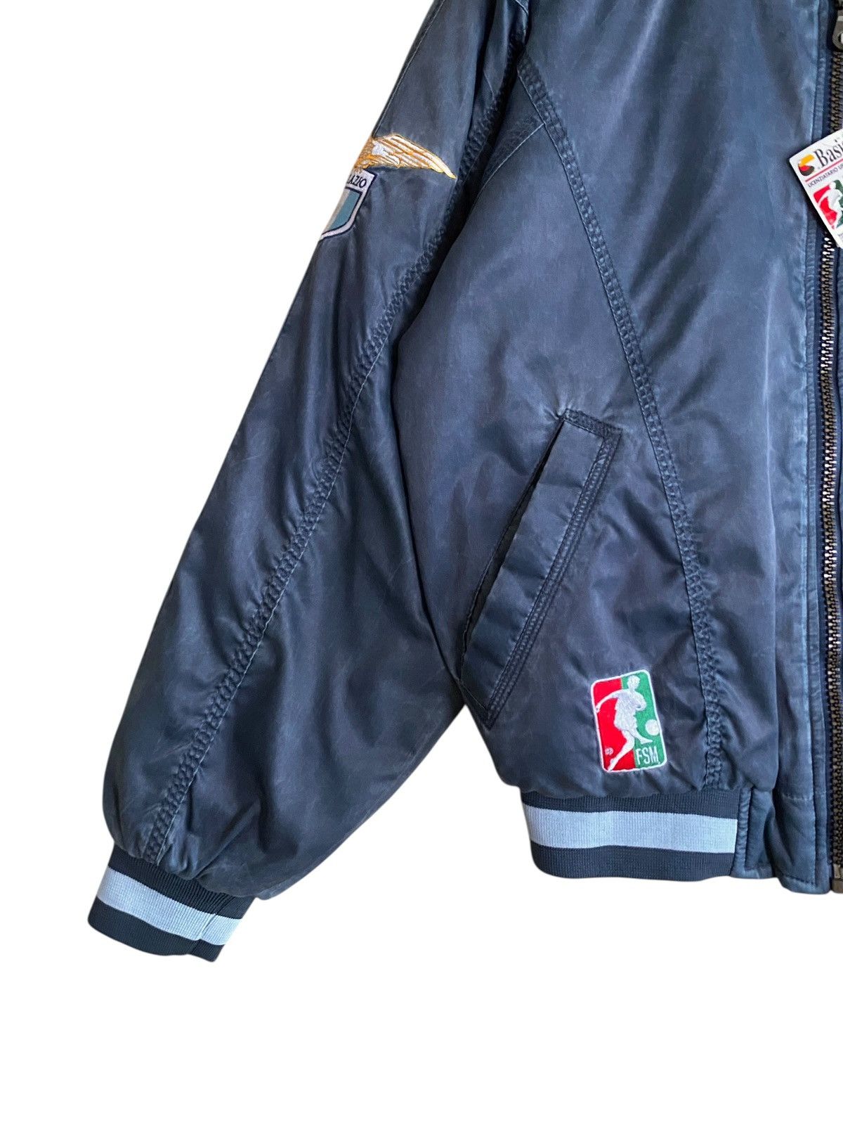 Vintage Vtg Italian Football Club SS Lazio MA-1 Bomber Jacket 1990s Size US M / EU 48-50 / 2 - 6 Thumbnail