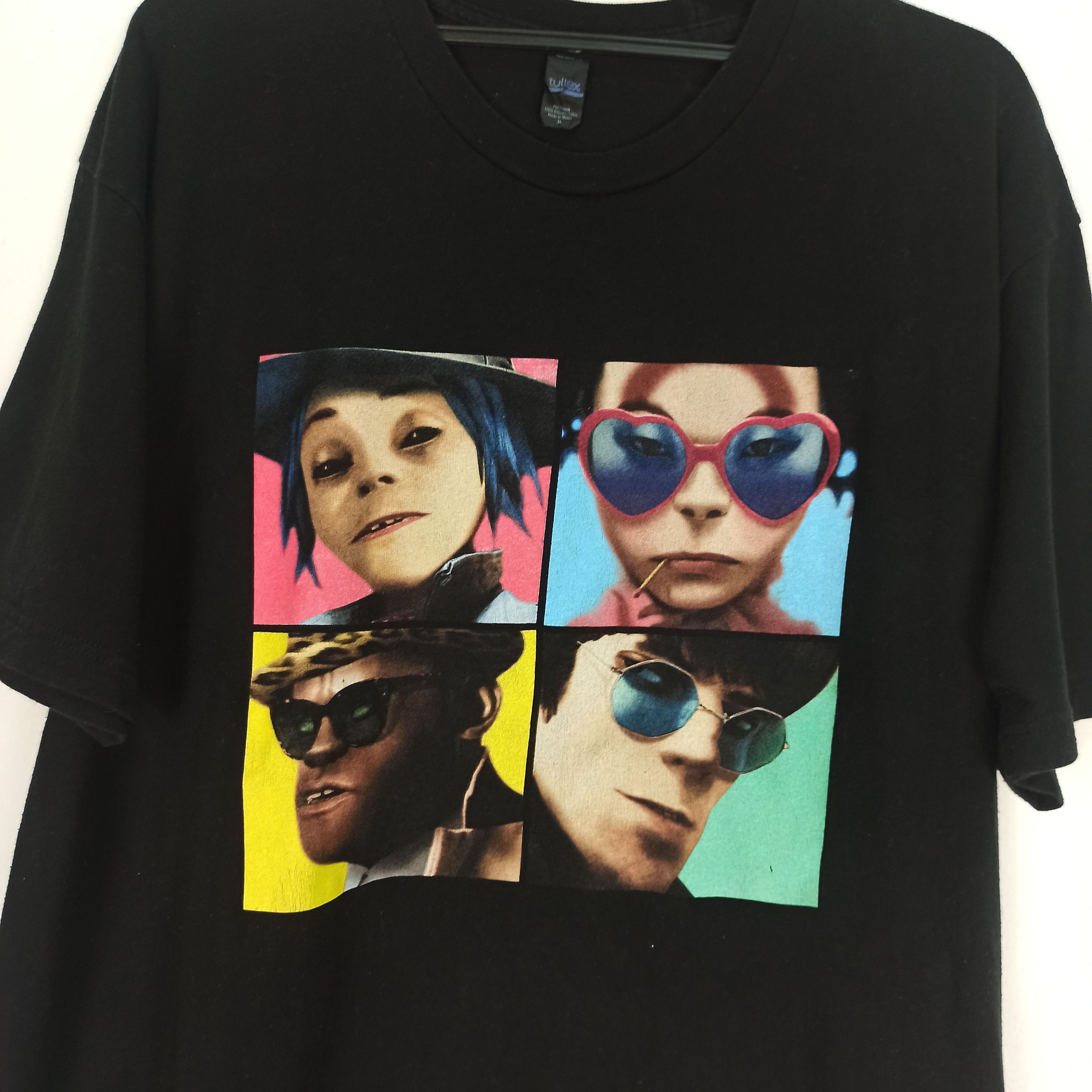 Band Tees 2017's Gorillaz - Humanz Fifth Studio Album Funkie T-Shirt Size US XL / EU 56 / 4 - 2 Thumbnail