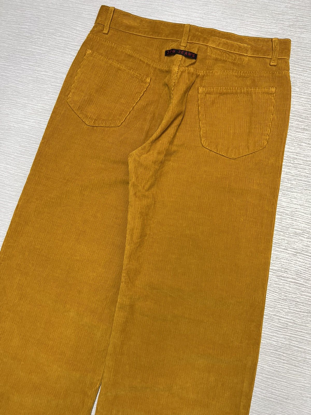 Jean Paul Gaultier Jean Paul Gaultier - Corduroy Wide Leg Velvet Trousers Size US 30 / EU 46 - 9 Thumbnail