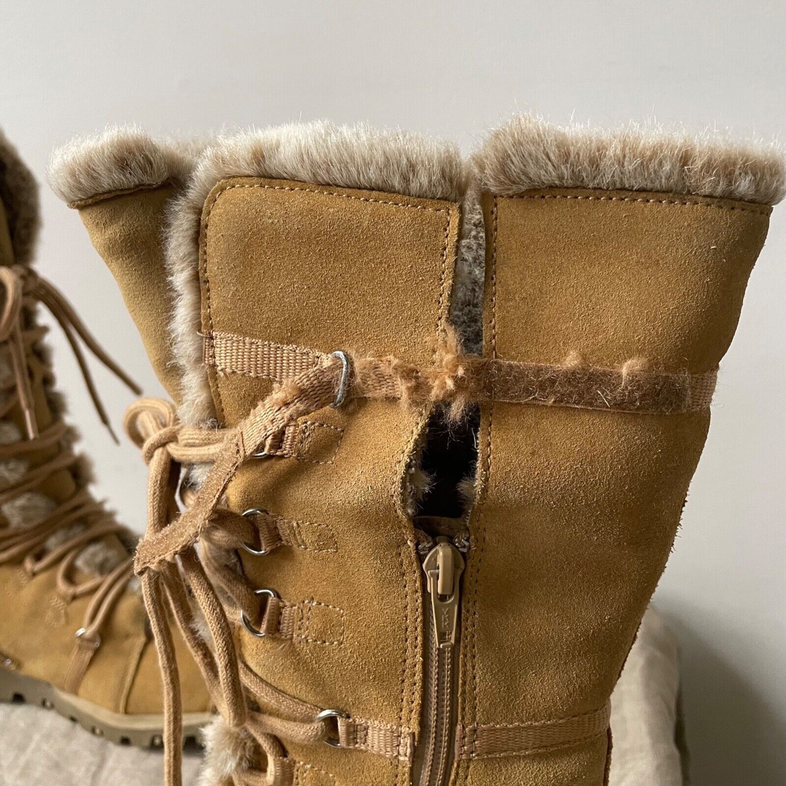 SKECHERS Skechers Y2K Suede Chukka Top Sider Knee Snow Boots 8520AC Size US 10 / IT 40 - 5 Thumbnail
