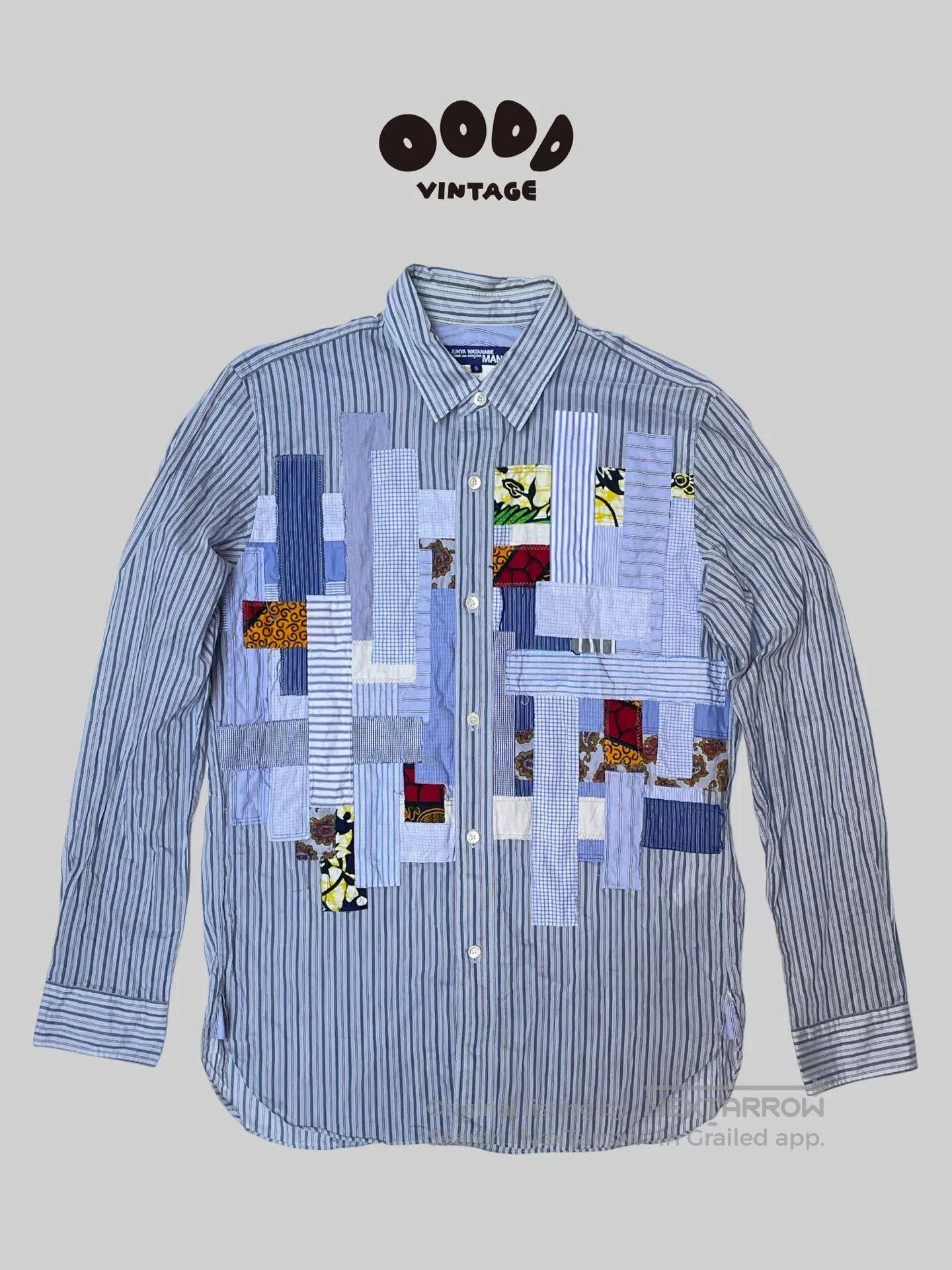 Junya Watanabe Junya Watanabe Patchwork Shirt. Size US M / EU 48-50 / 2 - 1 Thumbnail