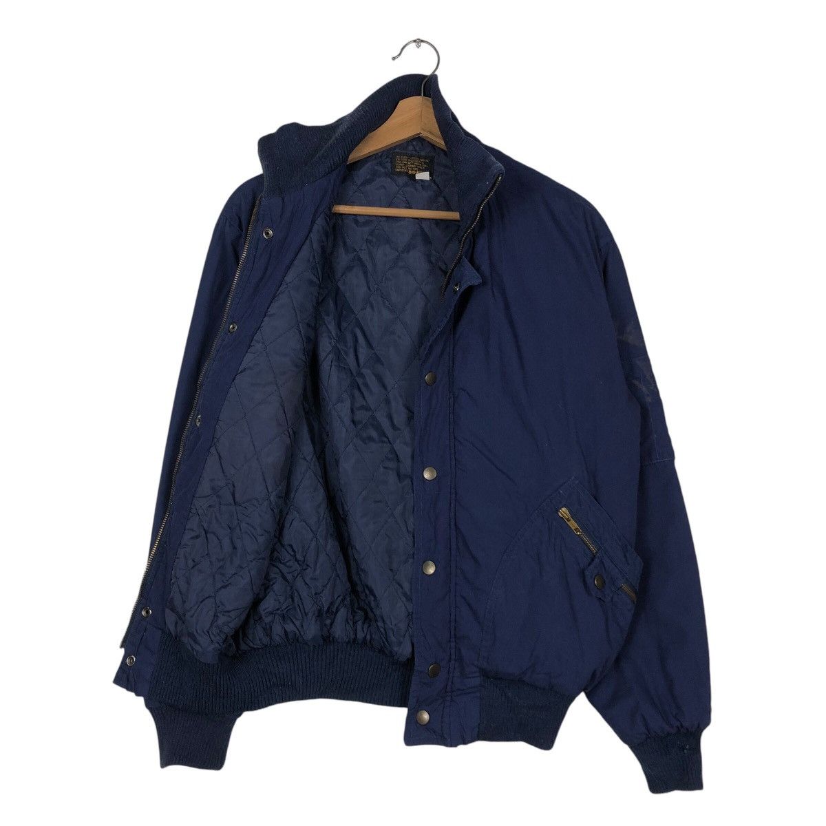 Japanese Brand × Vintage Vintage Parachute Biker Bomber Jacket Big-John Double Layer Size US M / EU 48-50 / 2 - 12 Thumbnail