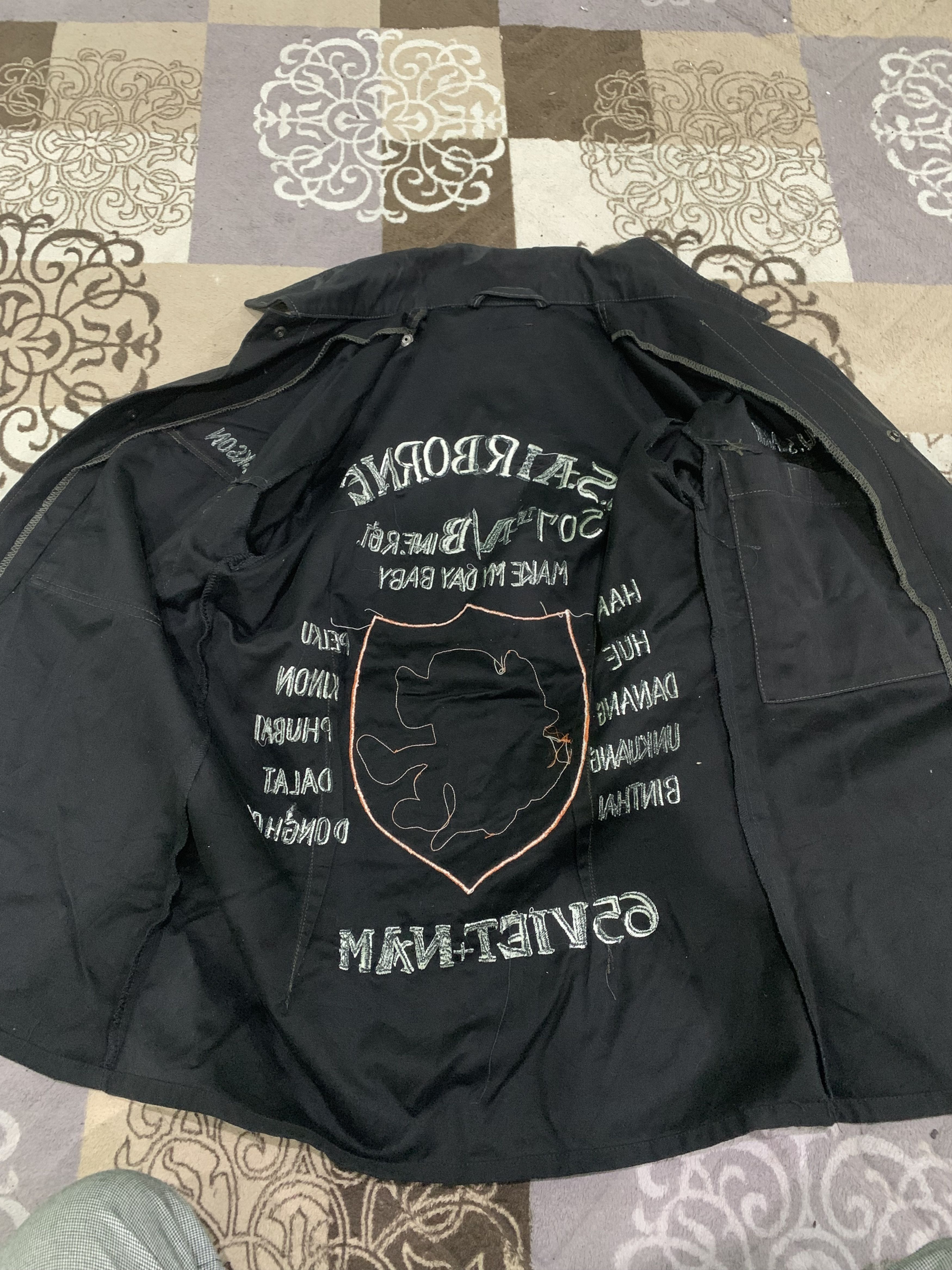 Japanese Brand US Airbone 65 Vietnam Embroidery Jacket Size US S / EU 44-46 / 1 - 7 Thumbnail
