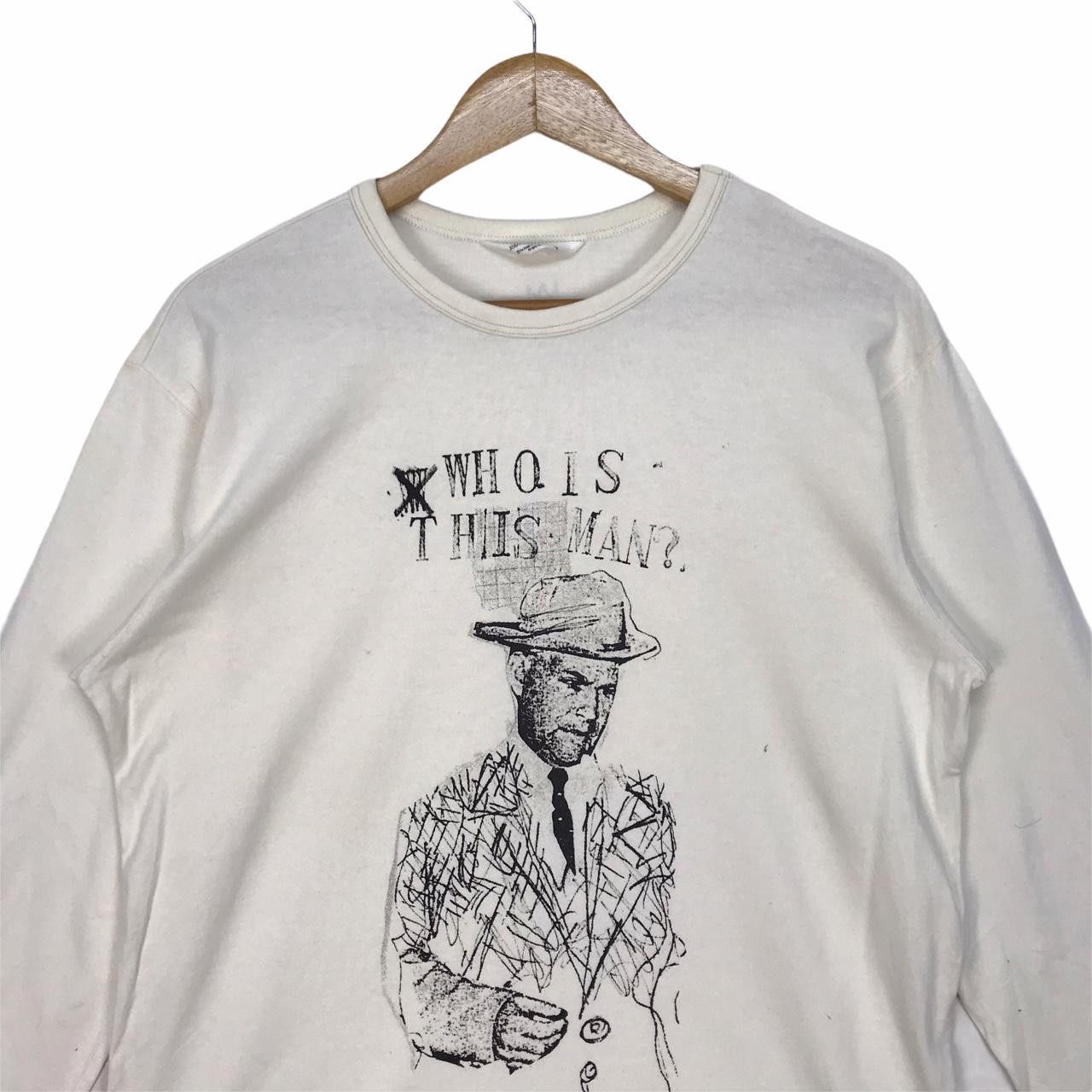 Vintage Vintage JEAN-MICHEL BASQUIAT Who Is This Man? Big Logo Spell Size US M / EU 48-50 / 2 - 2 Thumbnail