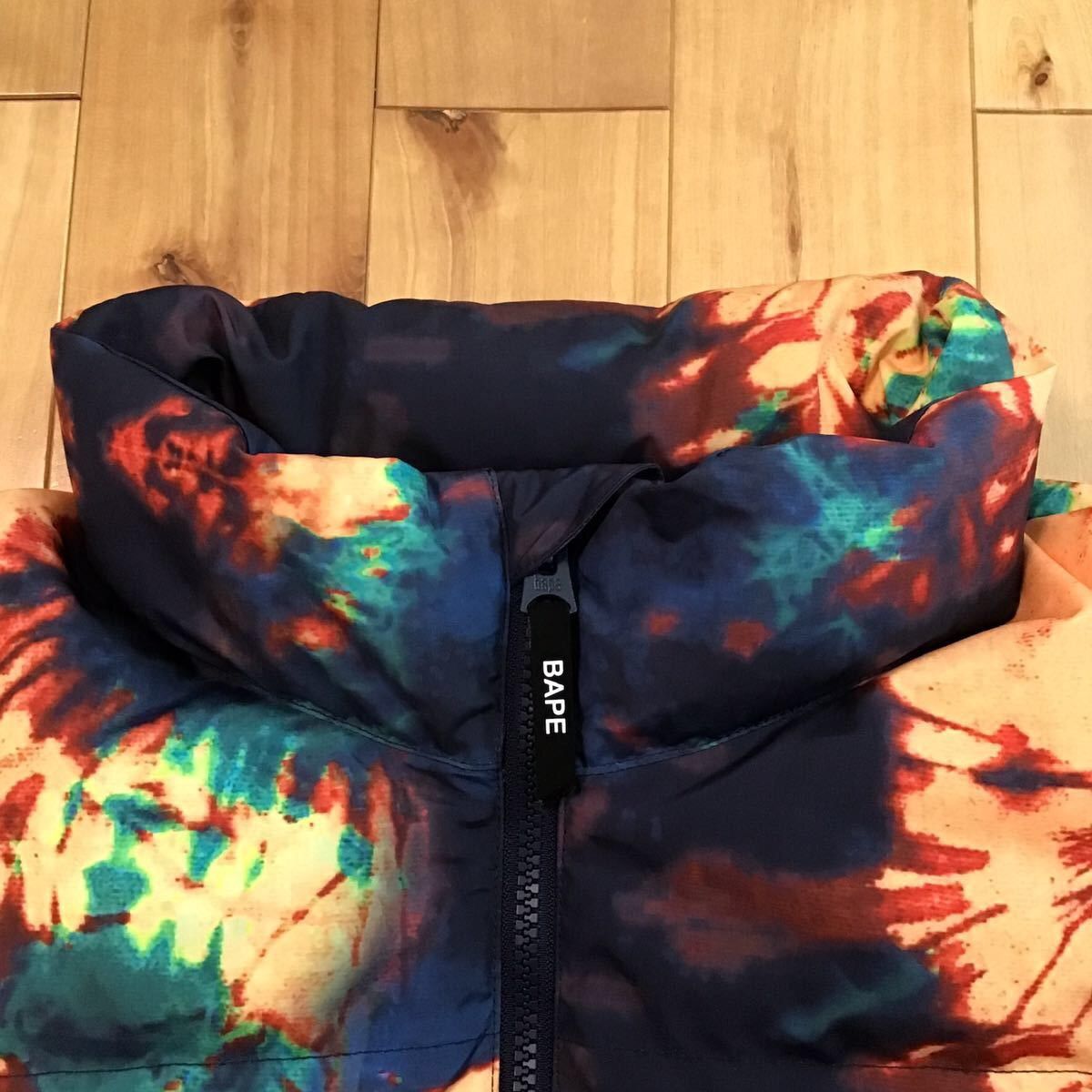 BAPE Tie dye down jacket a bathing ape