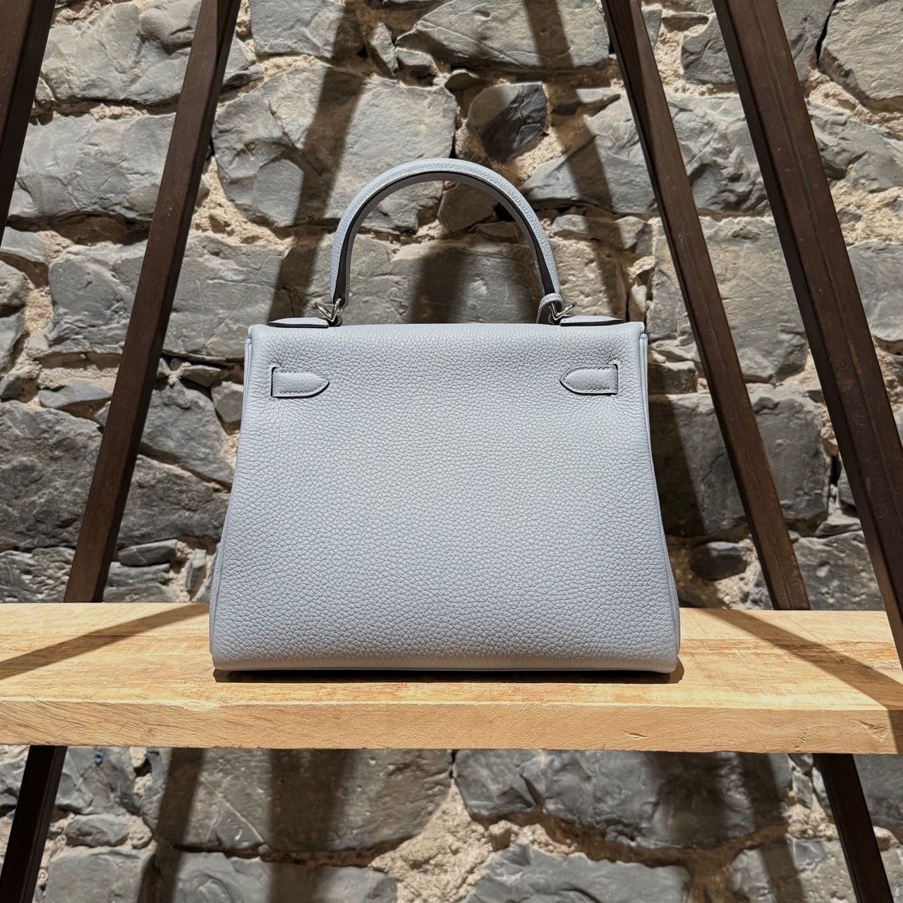 Hermes Hermès 2025 Gris Pantin Togo Kelly Retourne 28 PHW Bag Size ONE SIZE - 4 Thumbnail