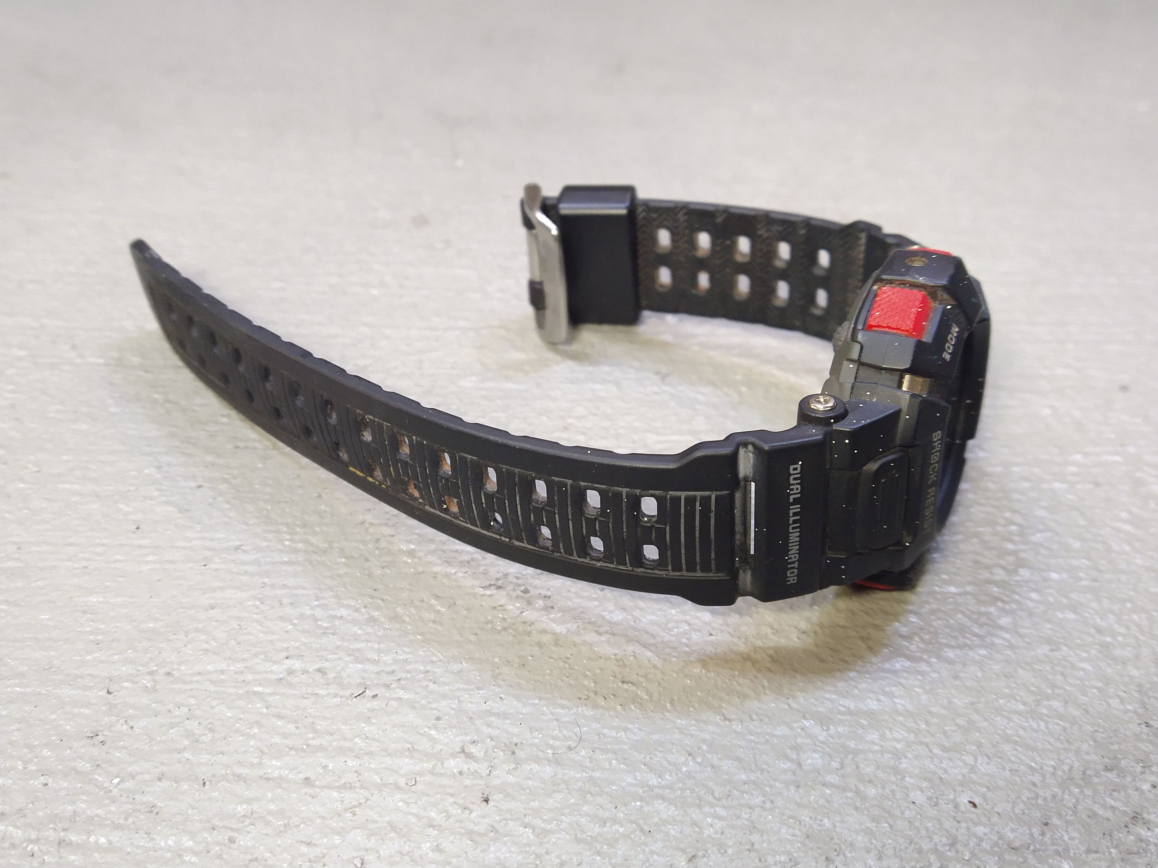 Casio × G Shock Casio G-Shock Mudman G-90001V Black Red Wristwatch Rubber Size ONE SIZE - 6 Thumbnail