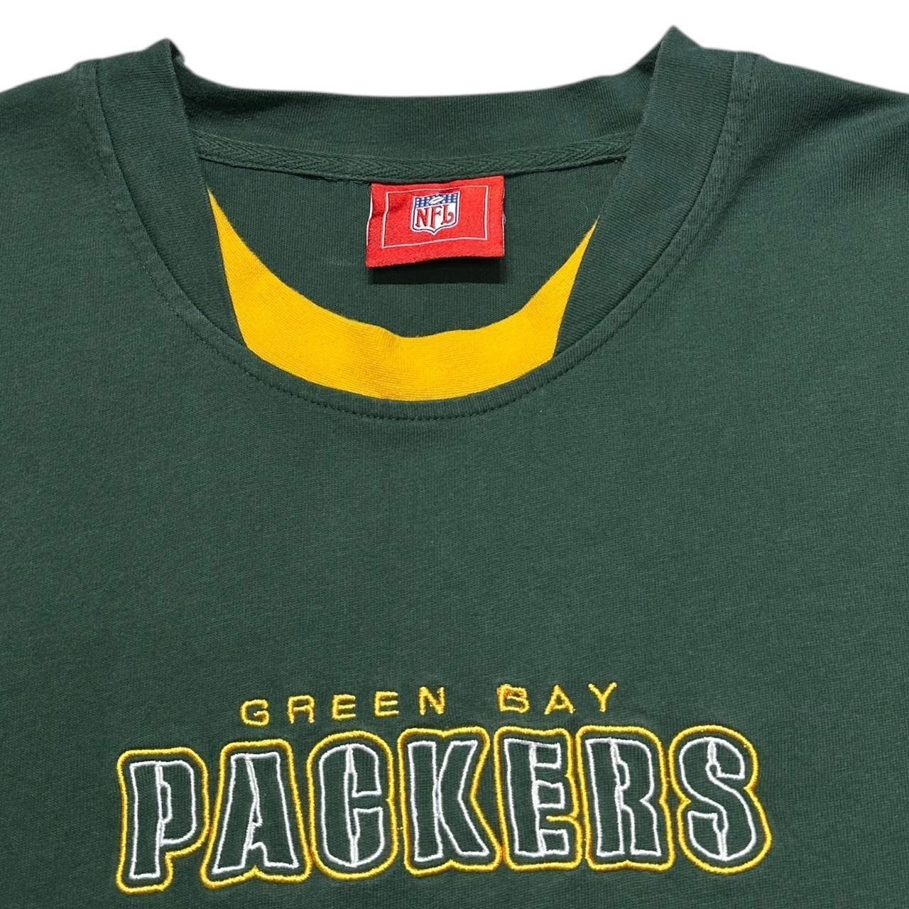 NFL × Vintage Green Bay Packers Embroidered T-Shirt Size US XL / EU 56 / 4 - 3 Thumbnail